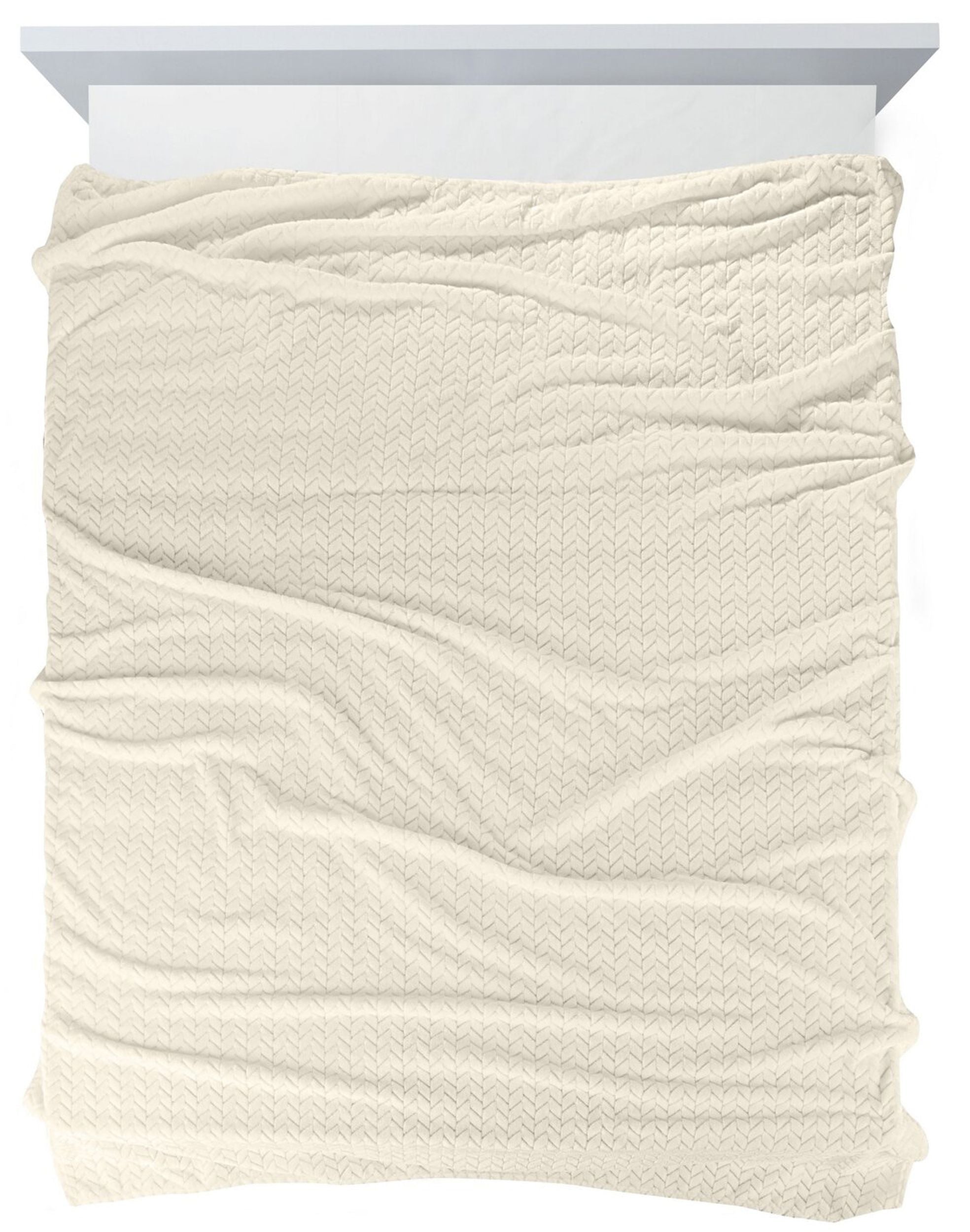 Koc Cindy 200x220 cm beżowy