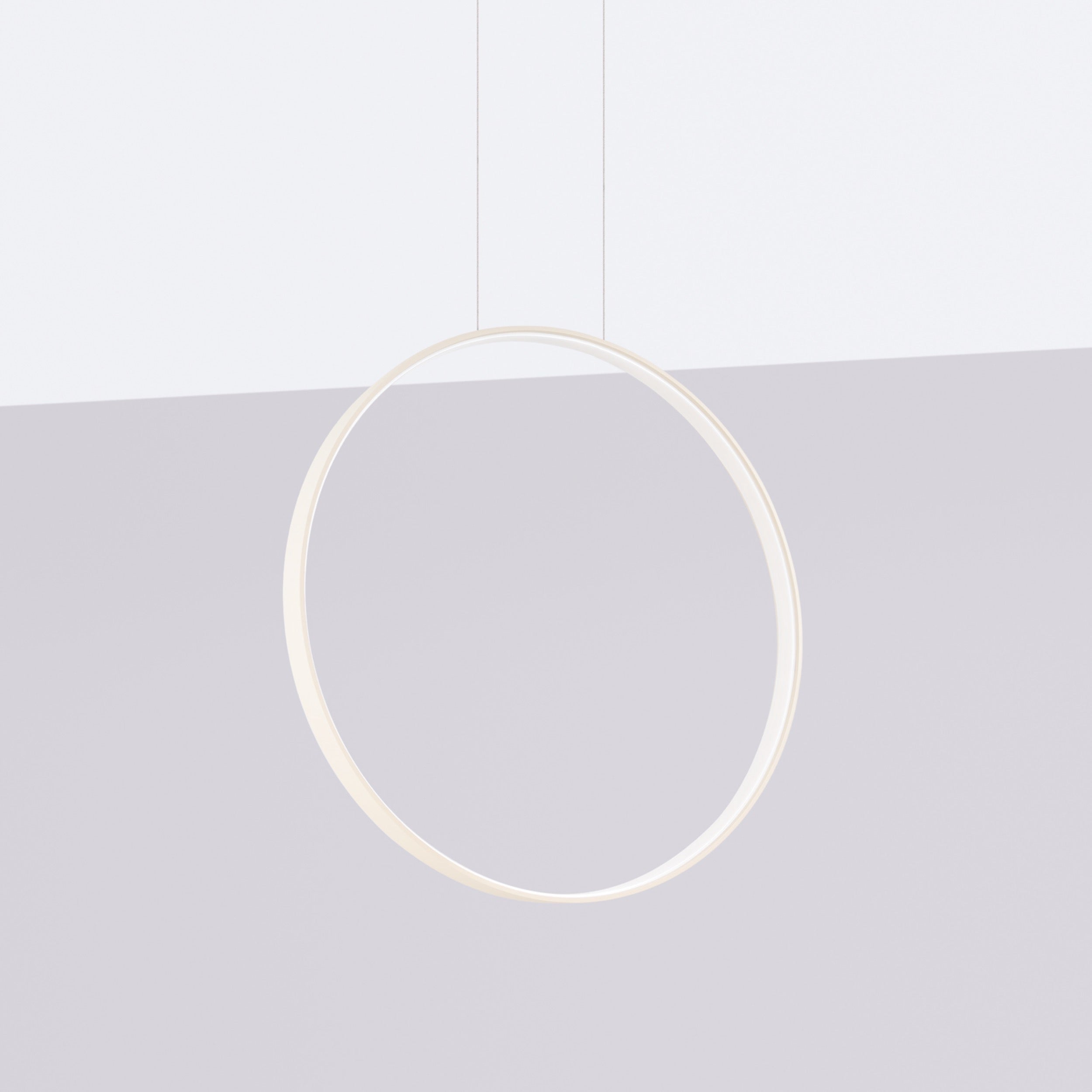 Lampa wisząca Rio 55 cm beżowa LED barwa neutralna
