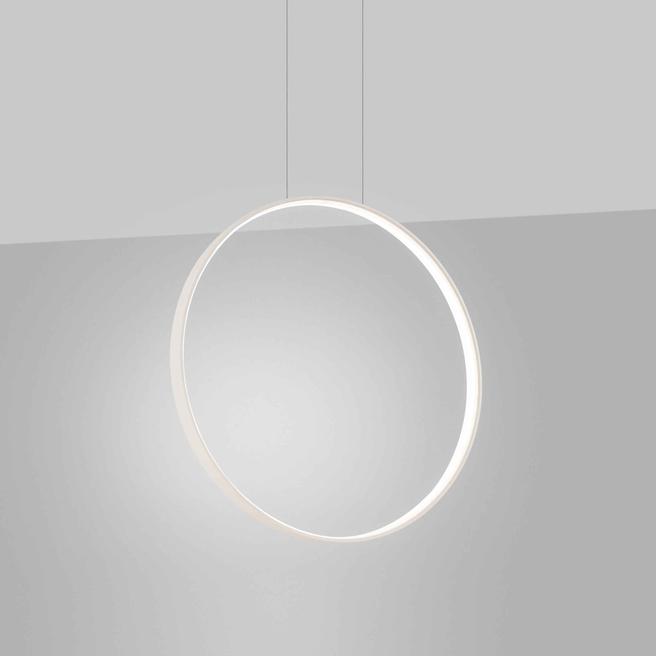 Lampa wisząca Rio 55 cm beżowa LED barwa neutralna
