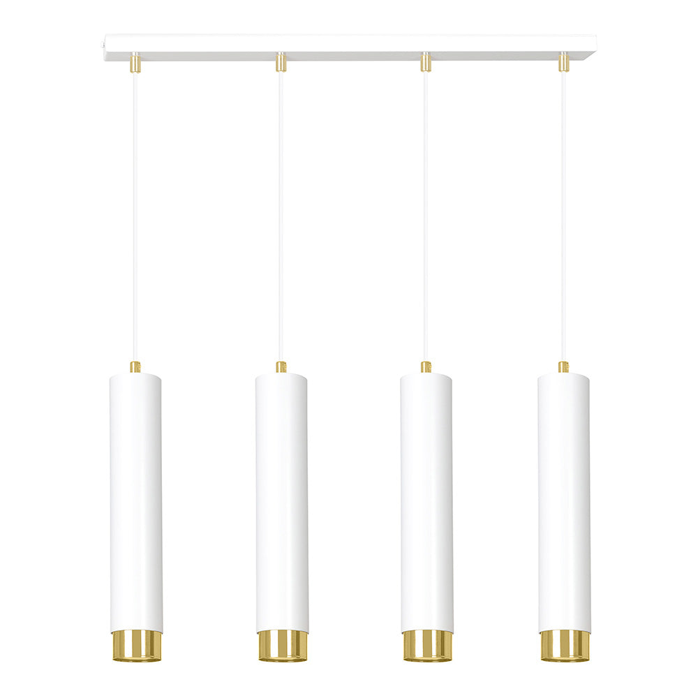 Lampa wisząca Morcone biała x4