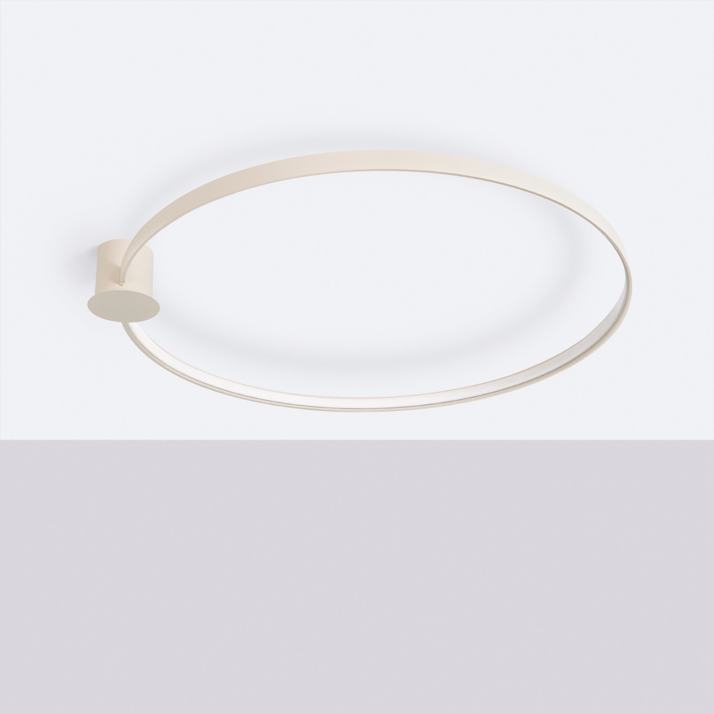 Plafon Rio 110 cm beżowy LED barwa ciepła