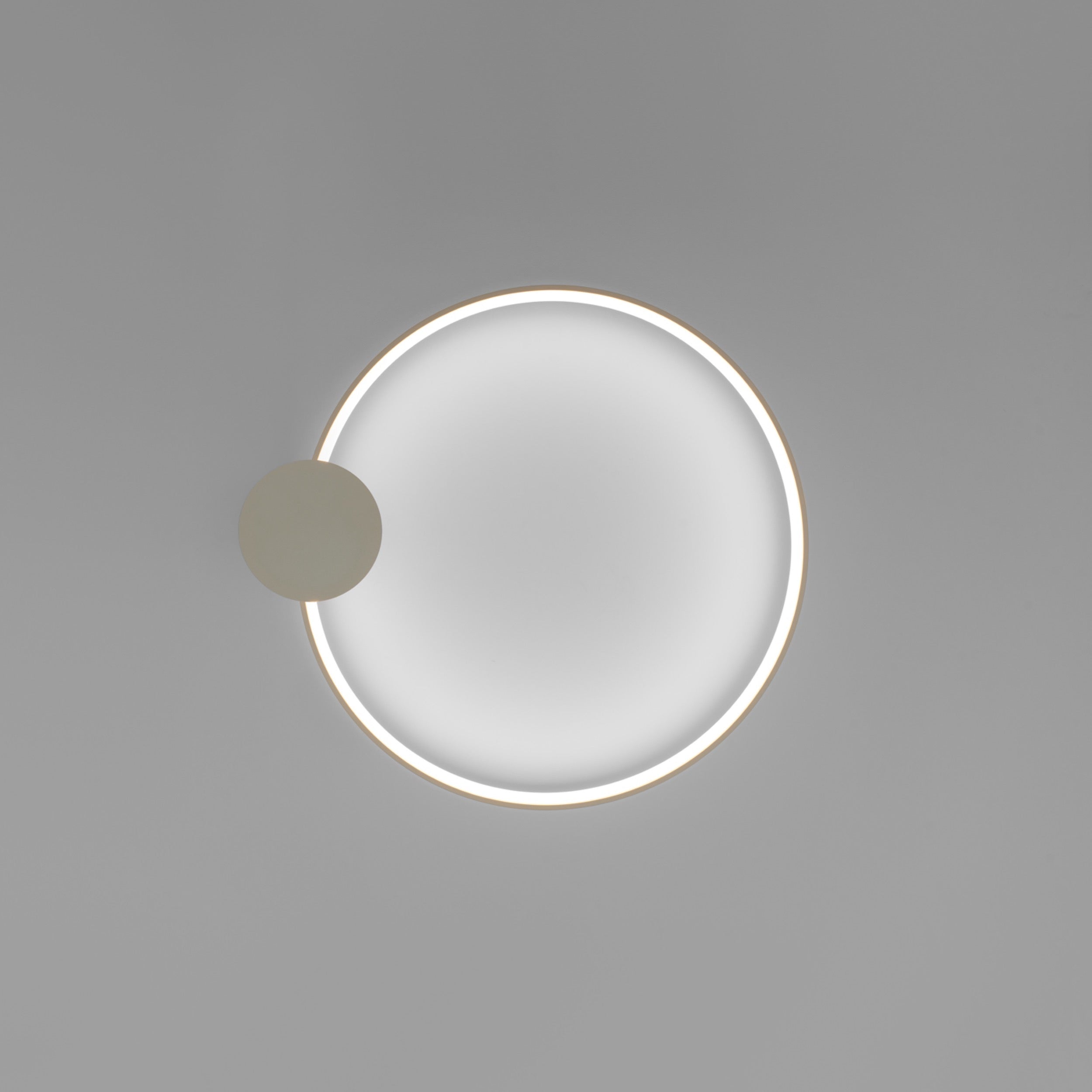 Plafon Rio 55 cm beżowy LED barwa neutralna