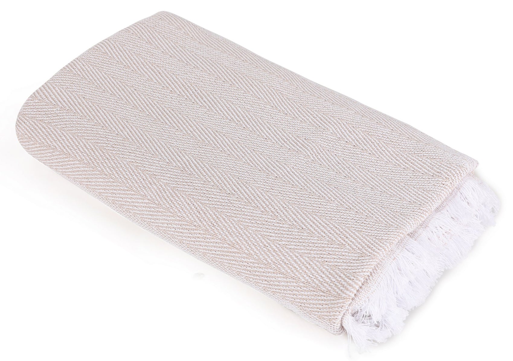 Koc narzuta Bjelle 180x210 cm beżowy