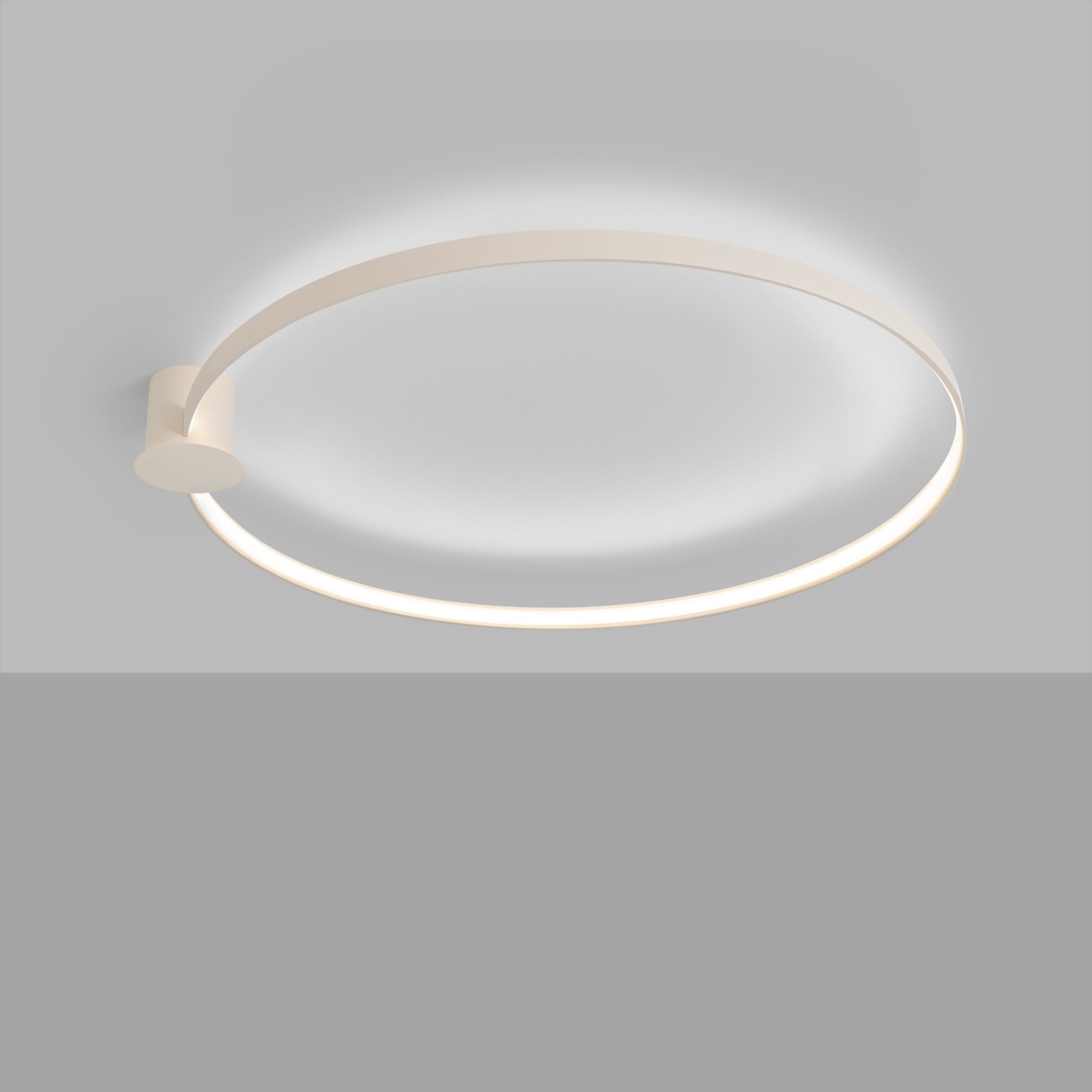Plafon Rio 110 cm beżowy LED barwa neutralna