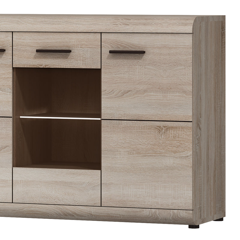 Komoda Liberia 120 cm Dąb sonoma jasny /Dąb sonoma jasny