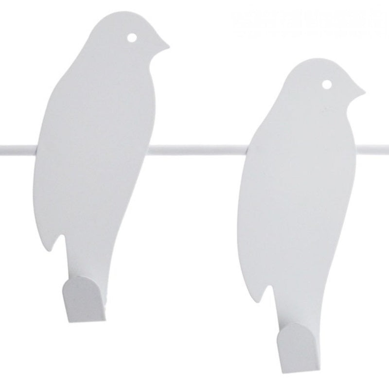 Wieszak na ręczniki Birds biały