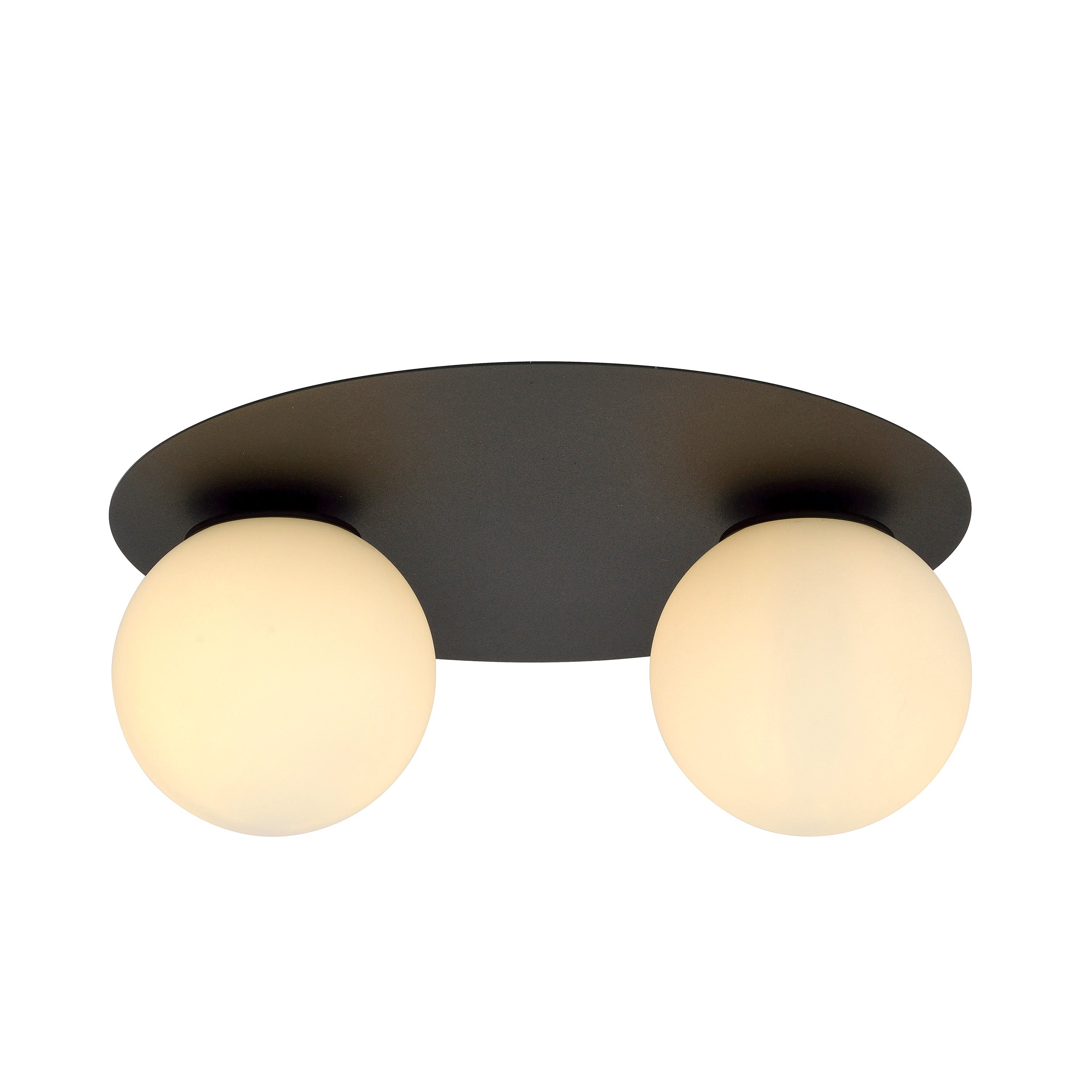Lampa sufitowa Sorium x2 czarno-biała