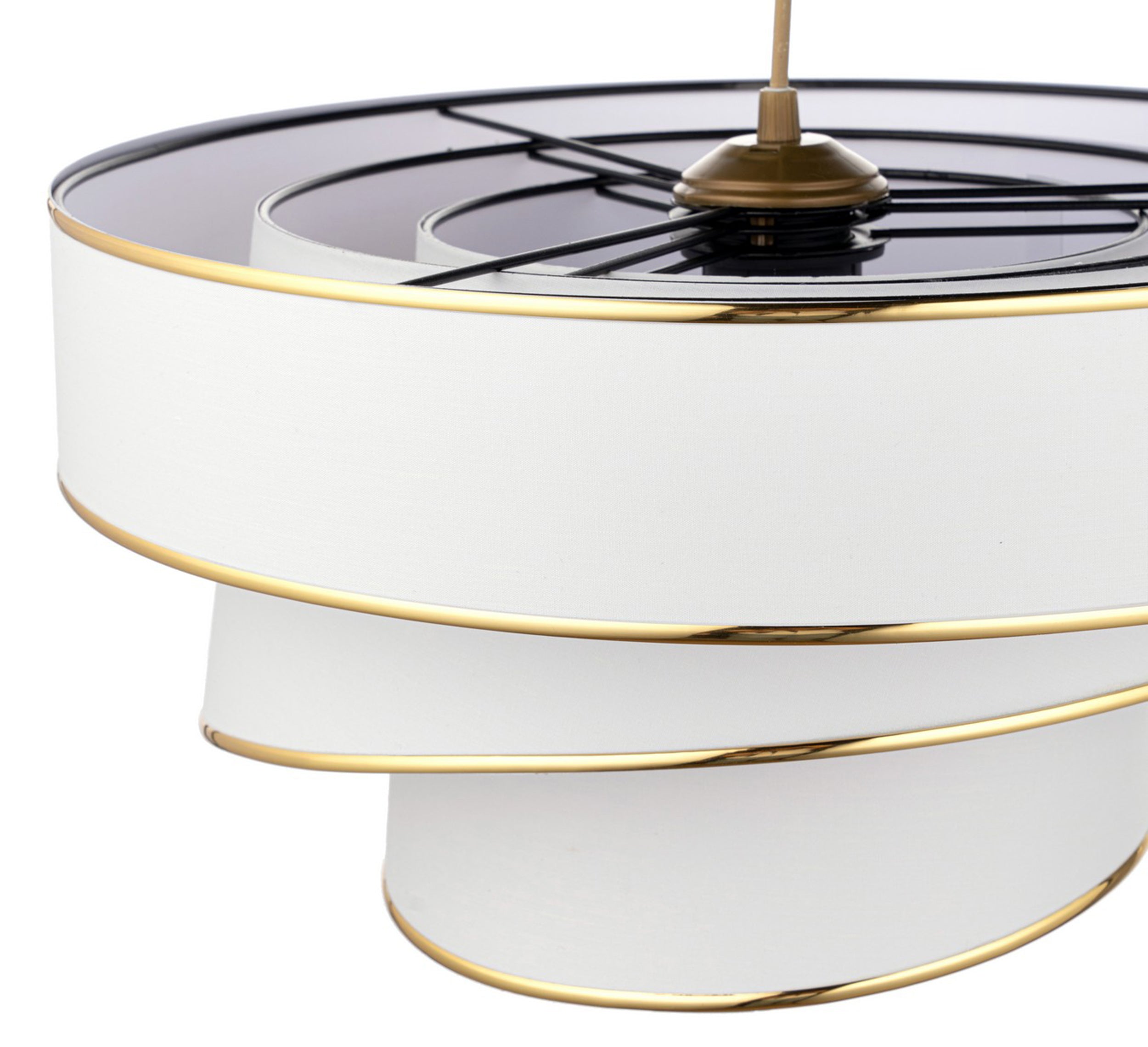 Lampa wisząca Encolust biały/złoty