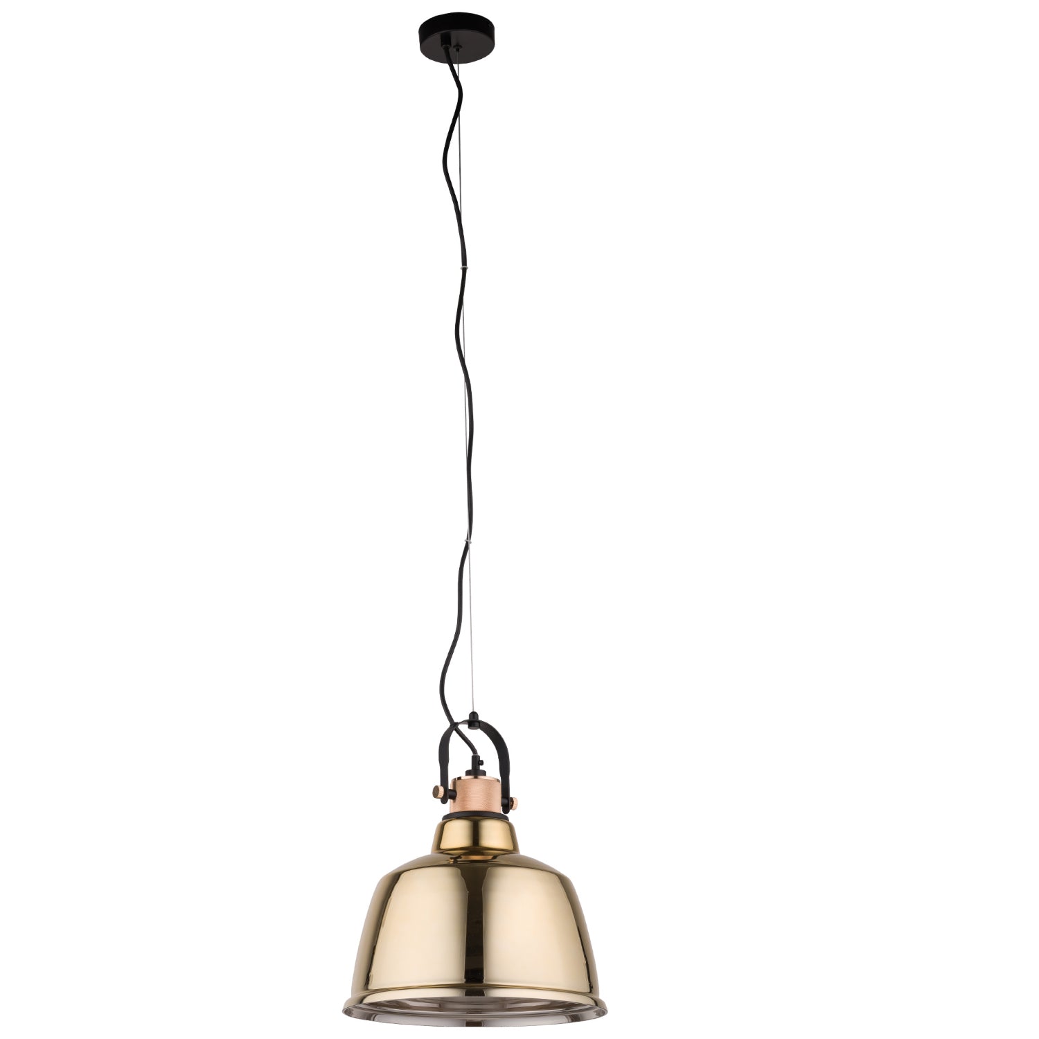 Lampa wisząca Amalfi złota średnica 30 cm 8381