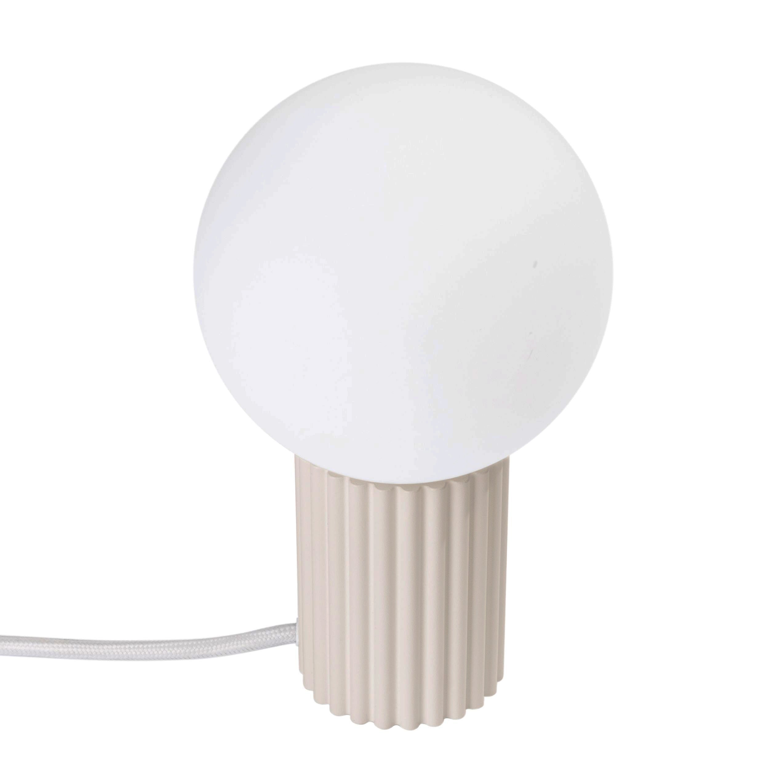 Lampa stołowa Halo beżowa