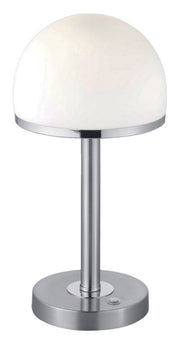 Lampa stołowa Berlin LED biało-srebrna