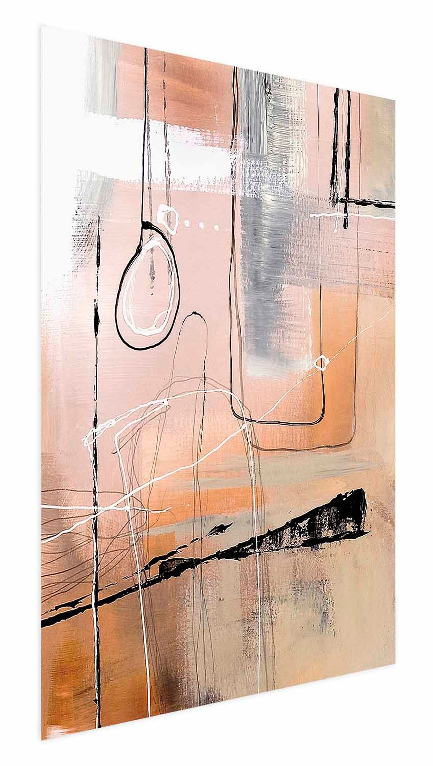Plakat Pastelowa abstrakcja 60x40 cm