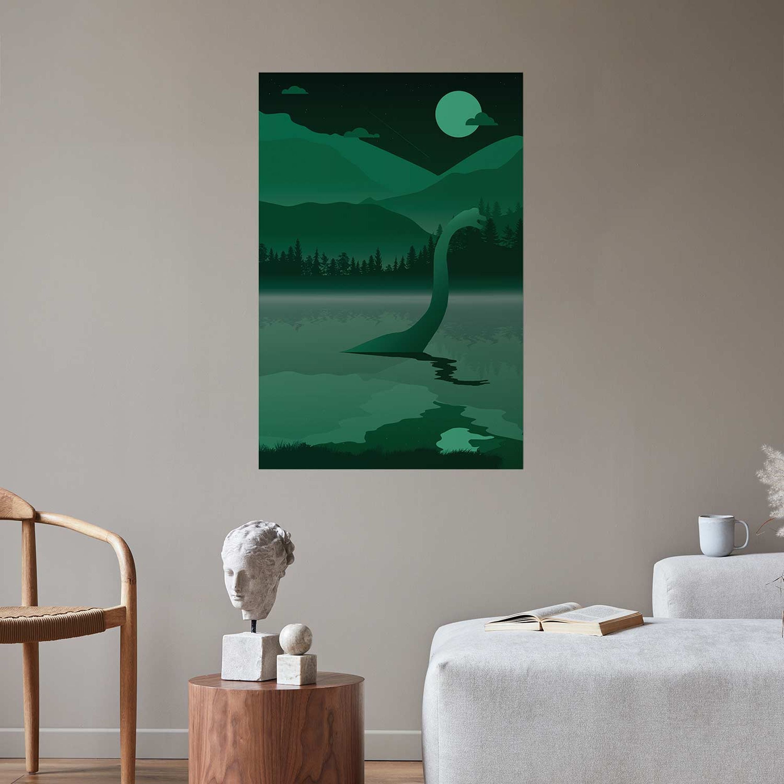 Plakat Loch Ness 60x40 cm