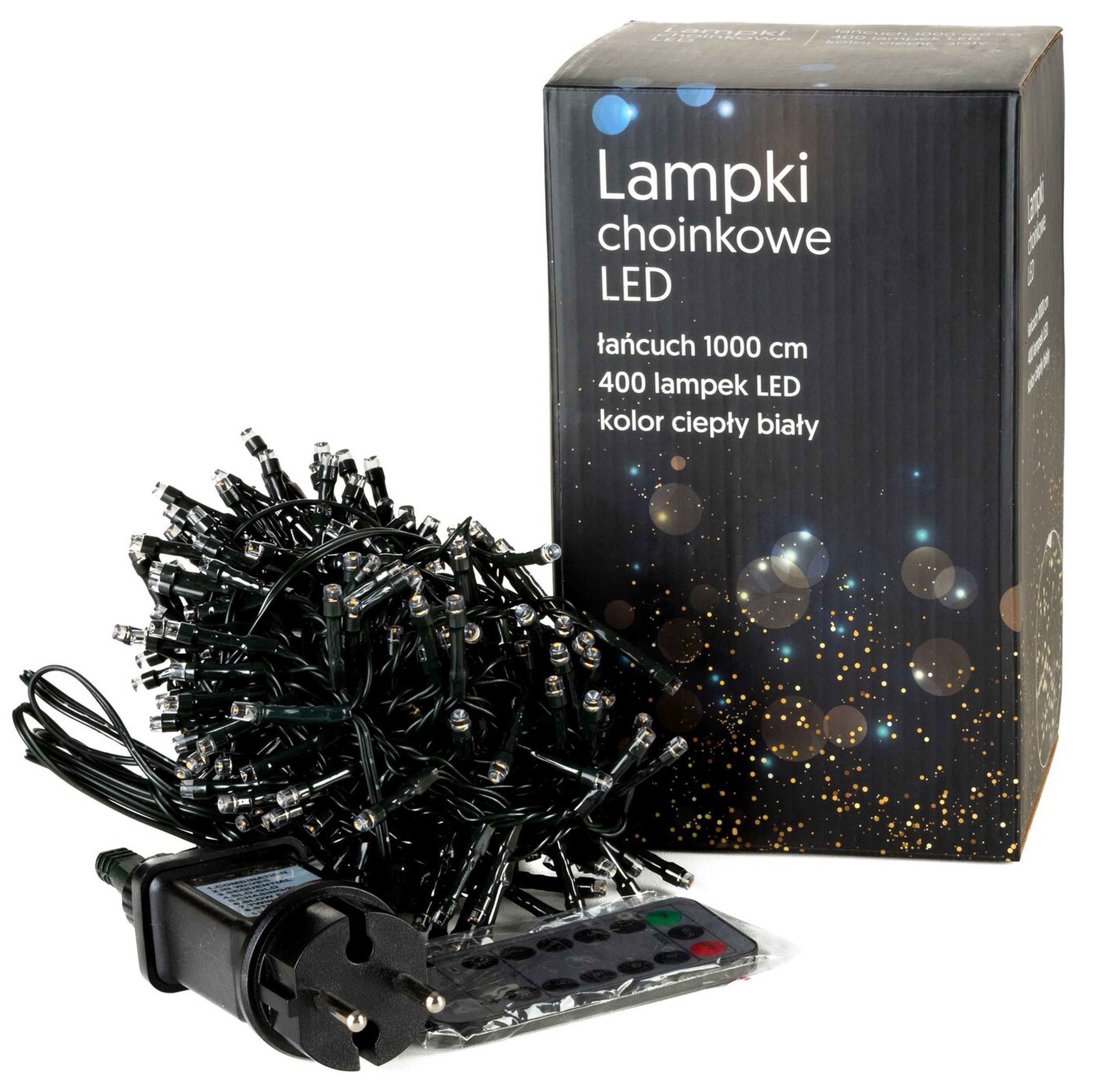 Lampki choinkowe Aidett LED 1000 cm białe