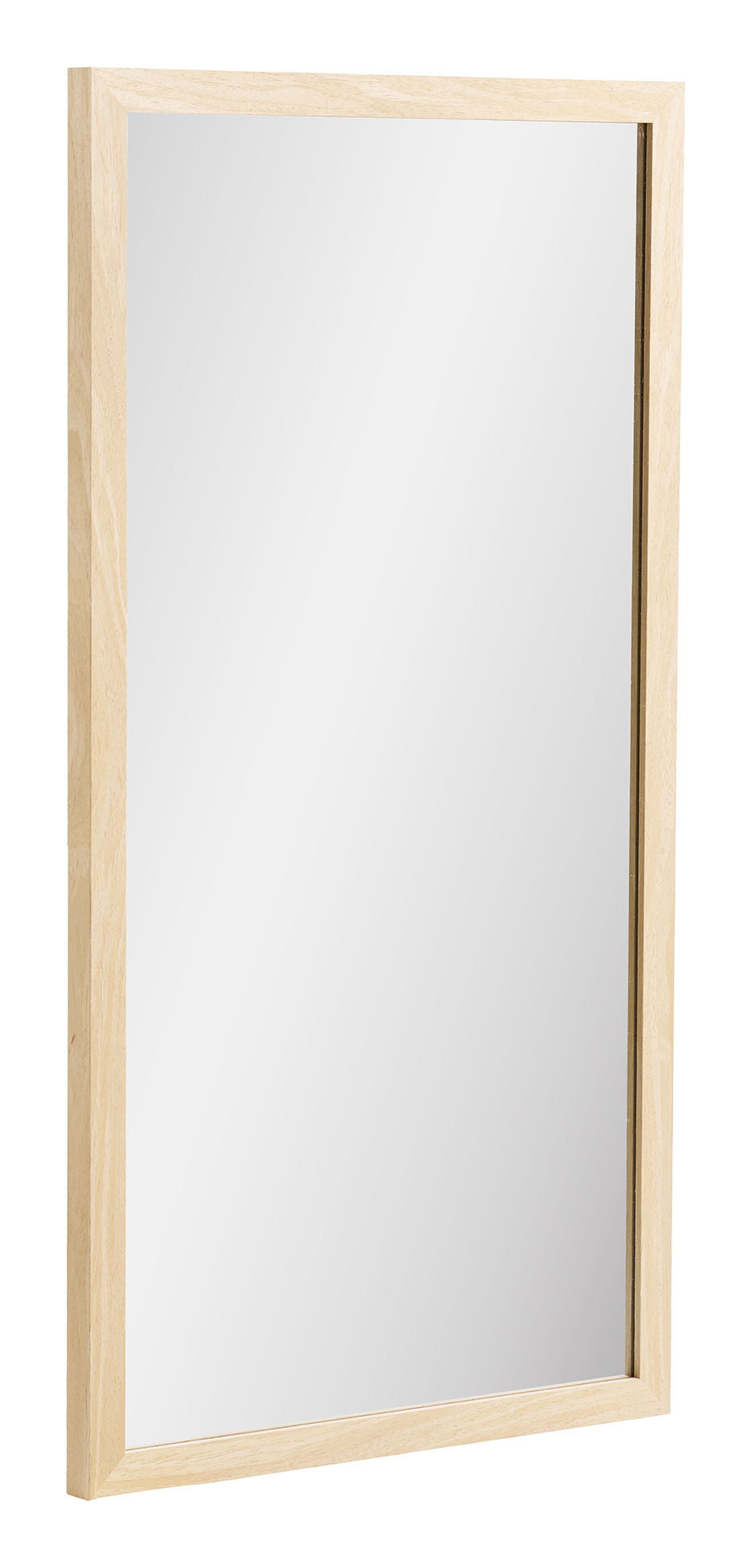 Lustro Scottsdale 75x45 cm w jasnobrązowej ramie