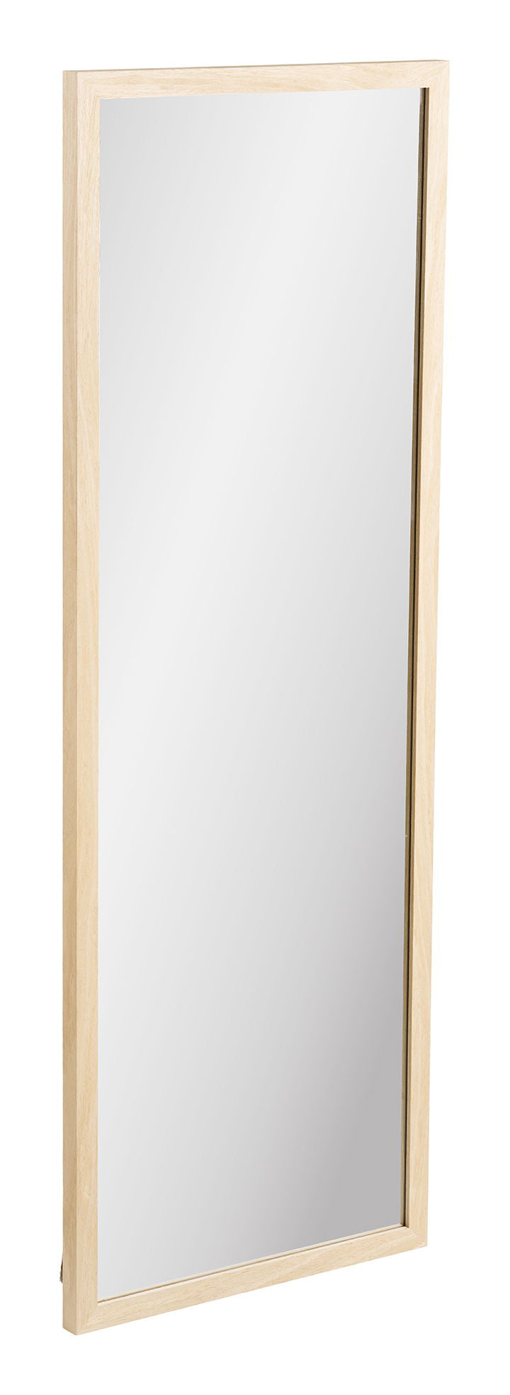 Lustro Scottsdale 110x45 cm w jasnobrązowej ramie