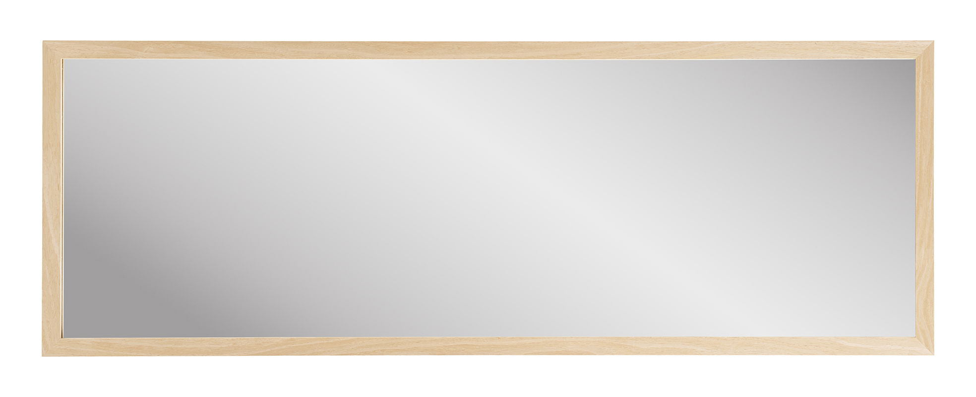 Lustro Scottsdale 110x45 cm w jasnobrązowej ramie