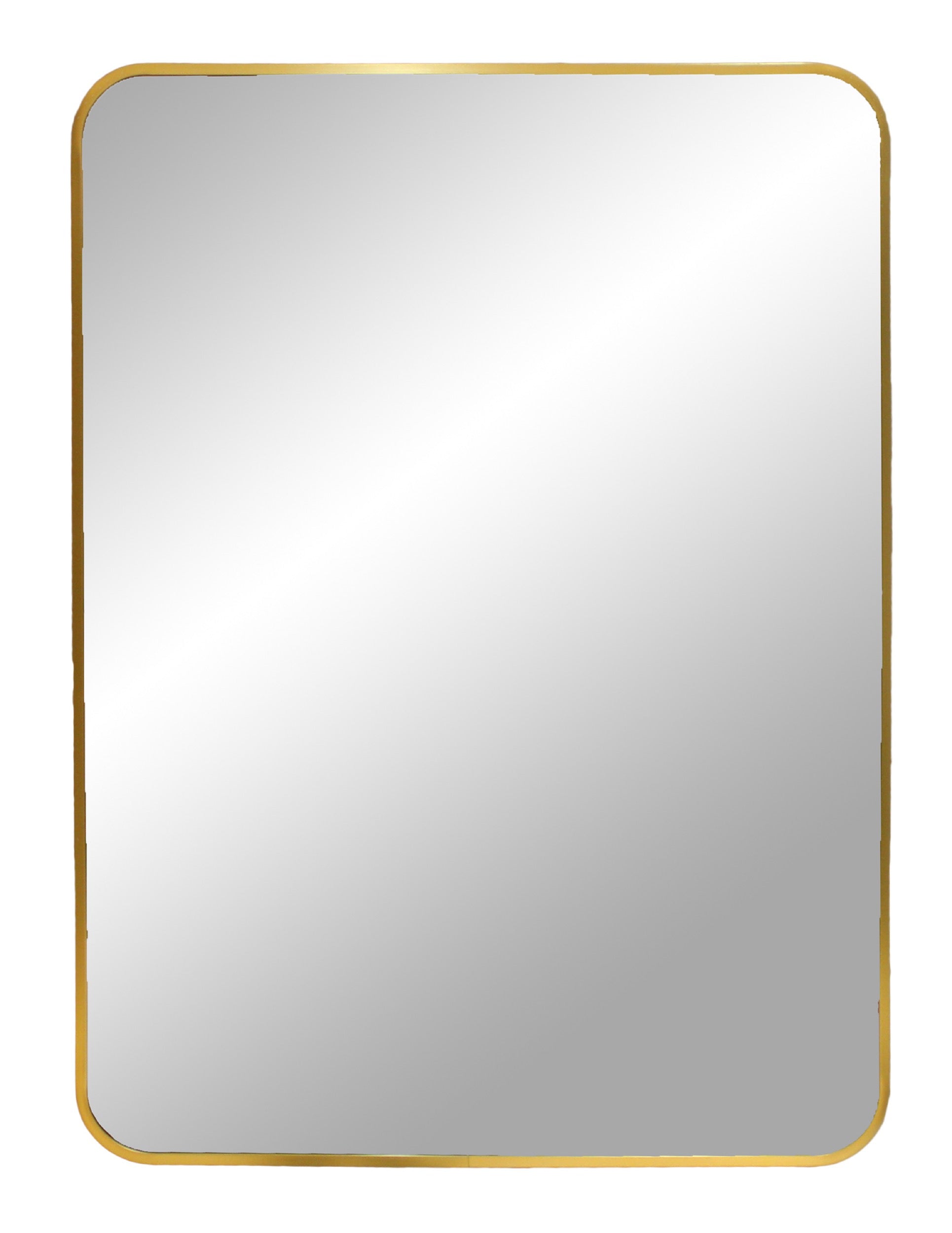 Lustro ścienne prostokątne Omanta złota rama 50x70 cm