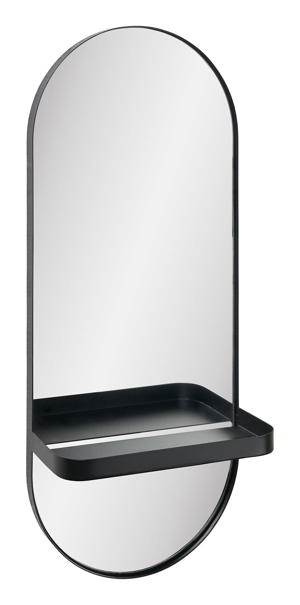 Lustro ścienne Olbia 60x25 cm z półką