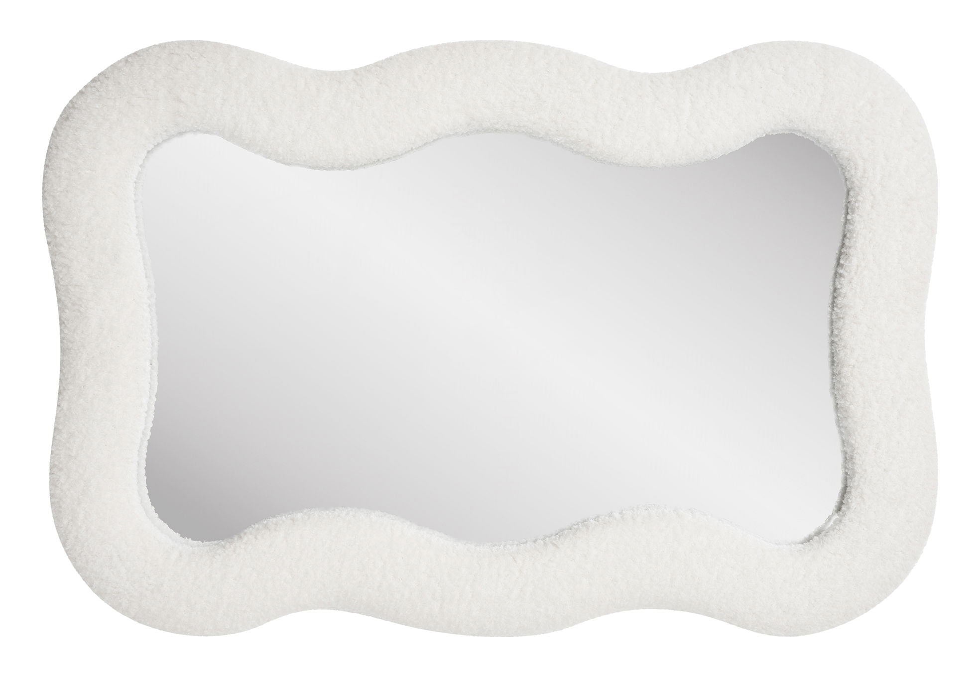 Lustro ścienne Bosaro 80x54 cm w białej ramie