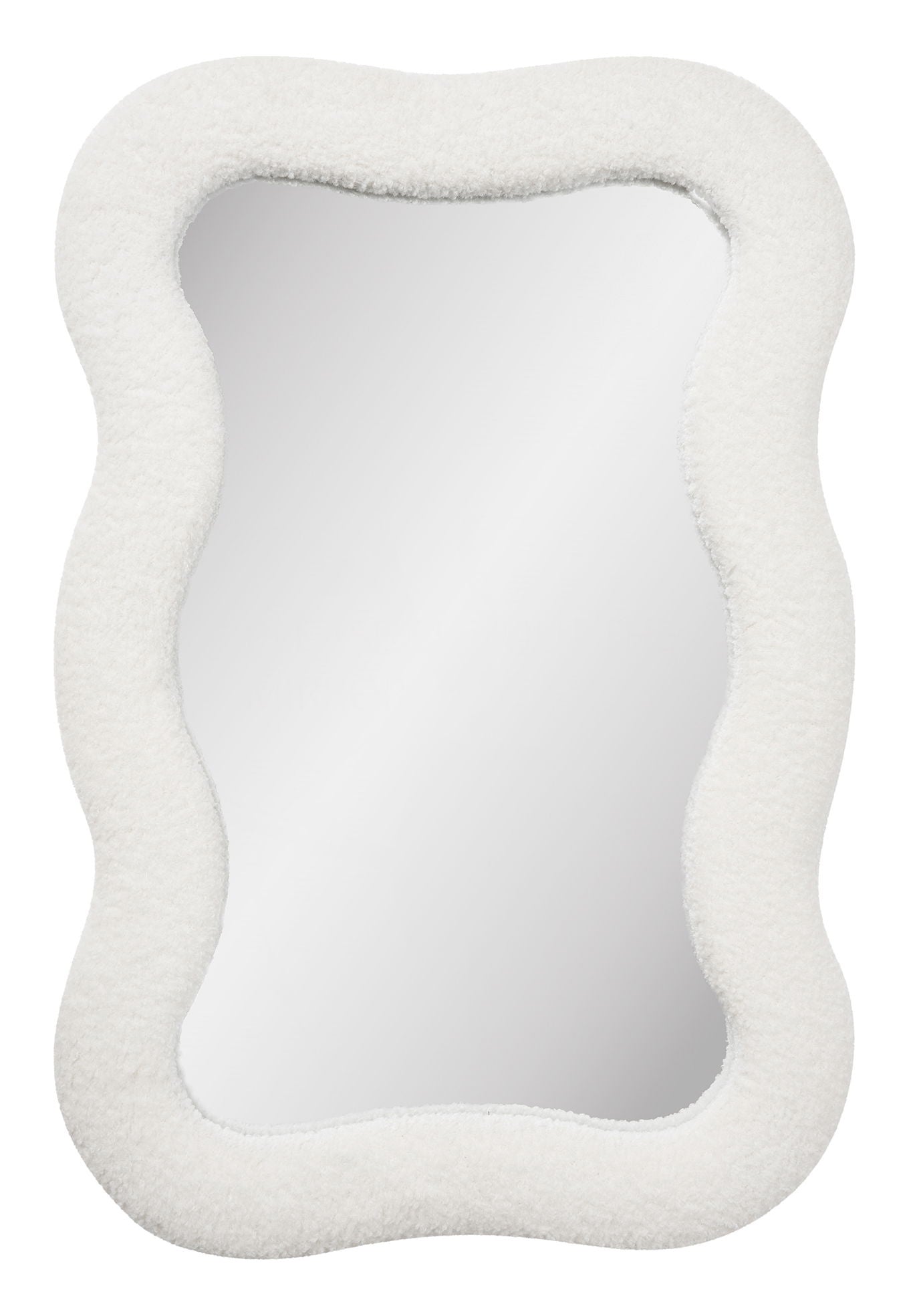 Lustro ścienne Bosaro 80x54 cm w białej ramie