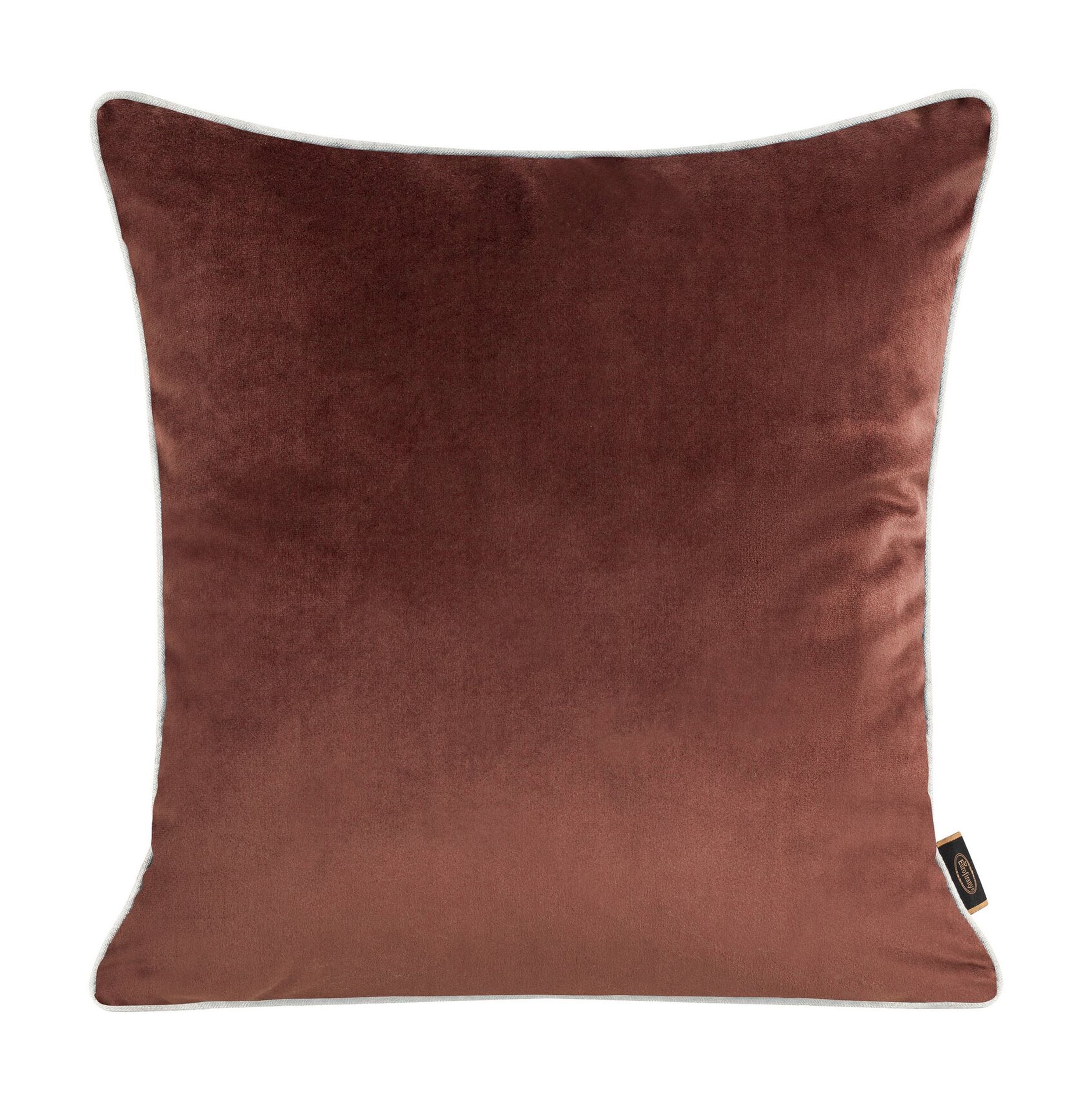 Poszewka Nuatters 45x45 cm bordowo-szara