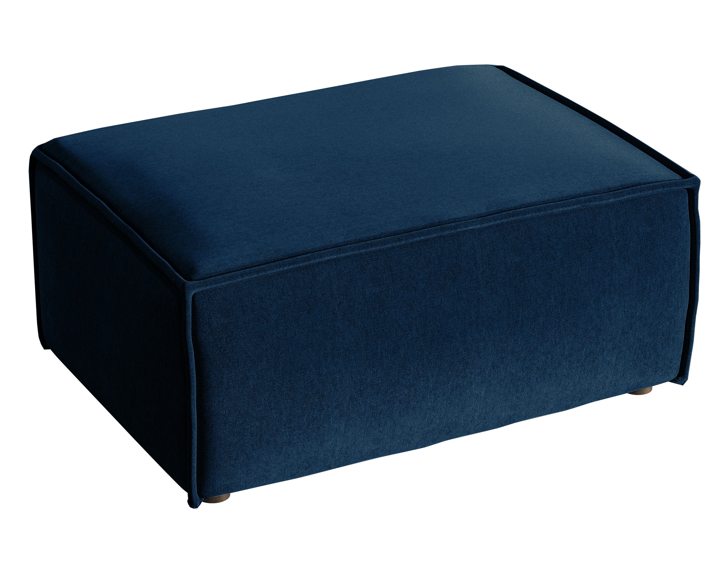 Pufa Copertino 65x90 cm granatowa welur hydrofobowy