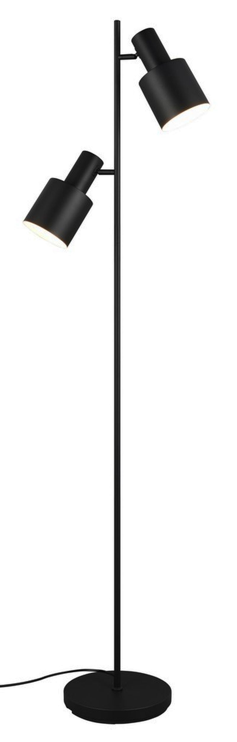 Lampa podłogowa Agudo x2 czarna