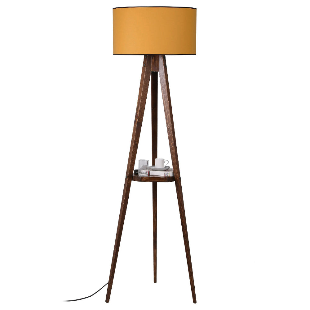 Lampa stojąca Diedulate musztardowa