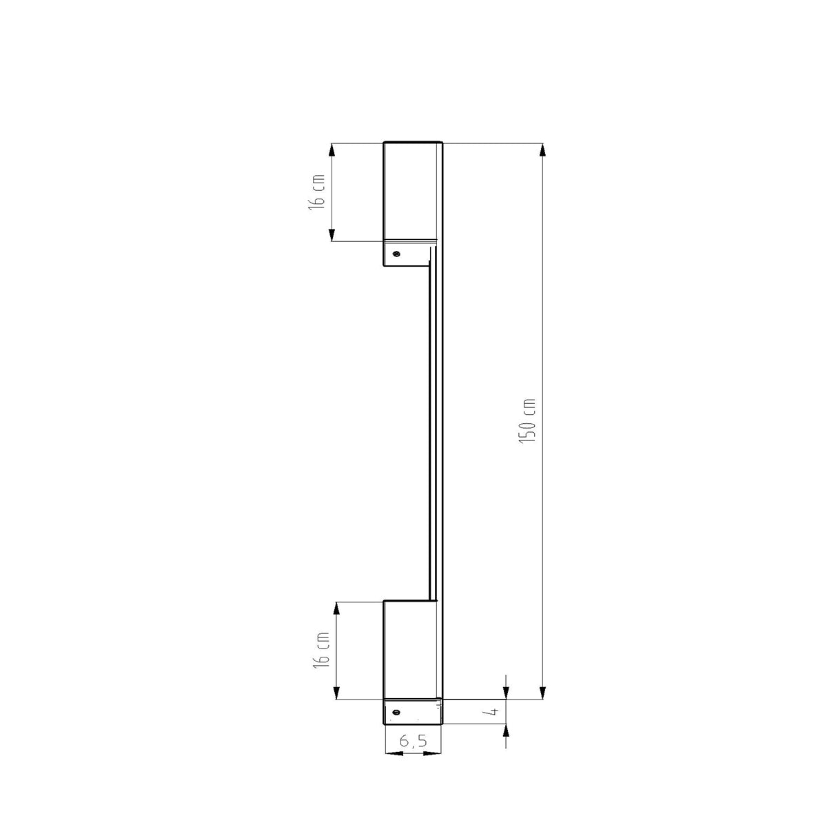 Kinkiet Sappo LED 150 cm ochra czerwona 4000K