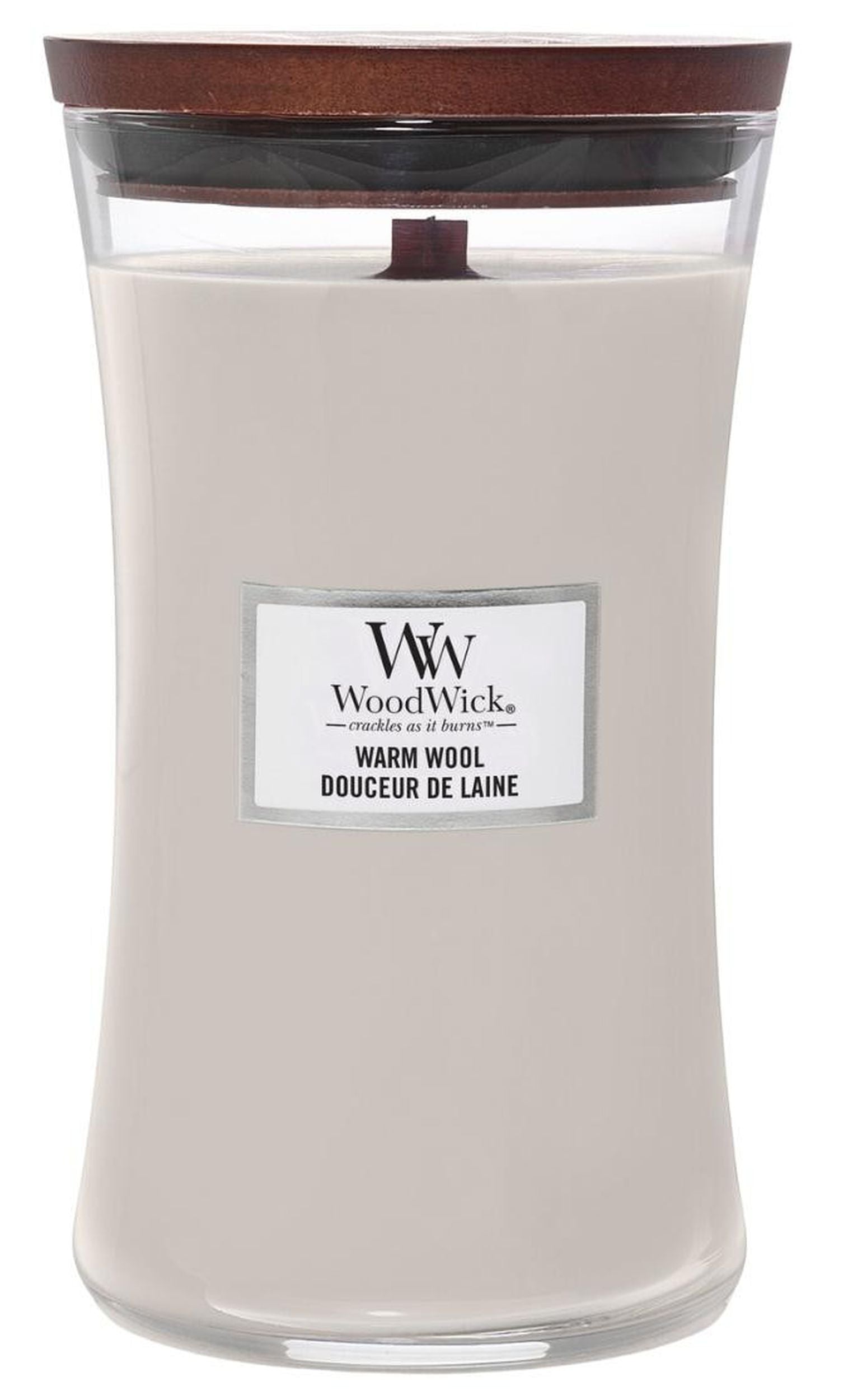 Świeca zapachowa Woodwick Warm Wool 610 g