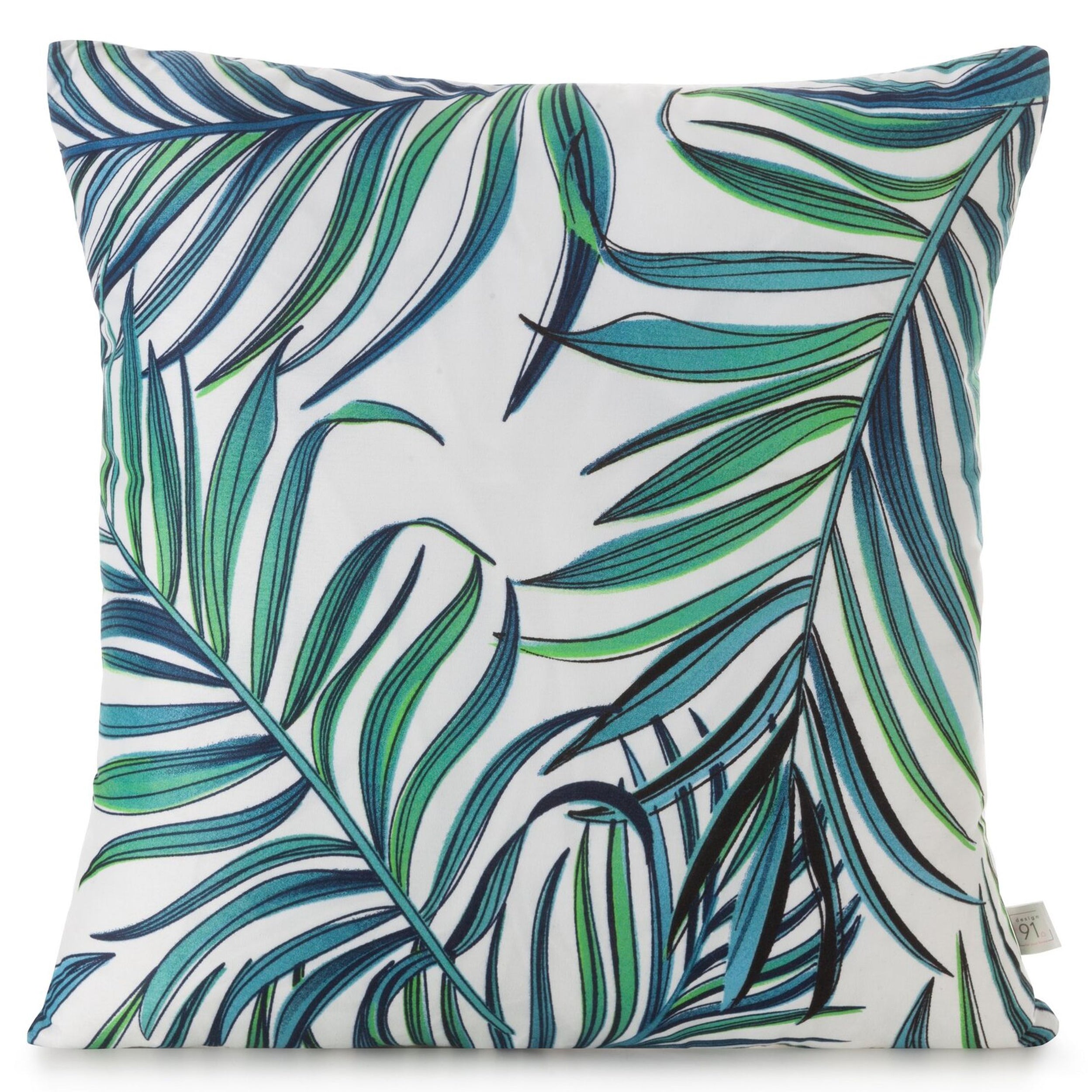 Poszewka na poduszkę Palms 40x40 cm zielono-biała