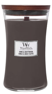 Świeca zapachowa Woodwick Sand & Driftwood 610 g