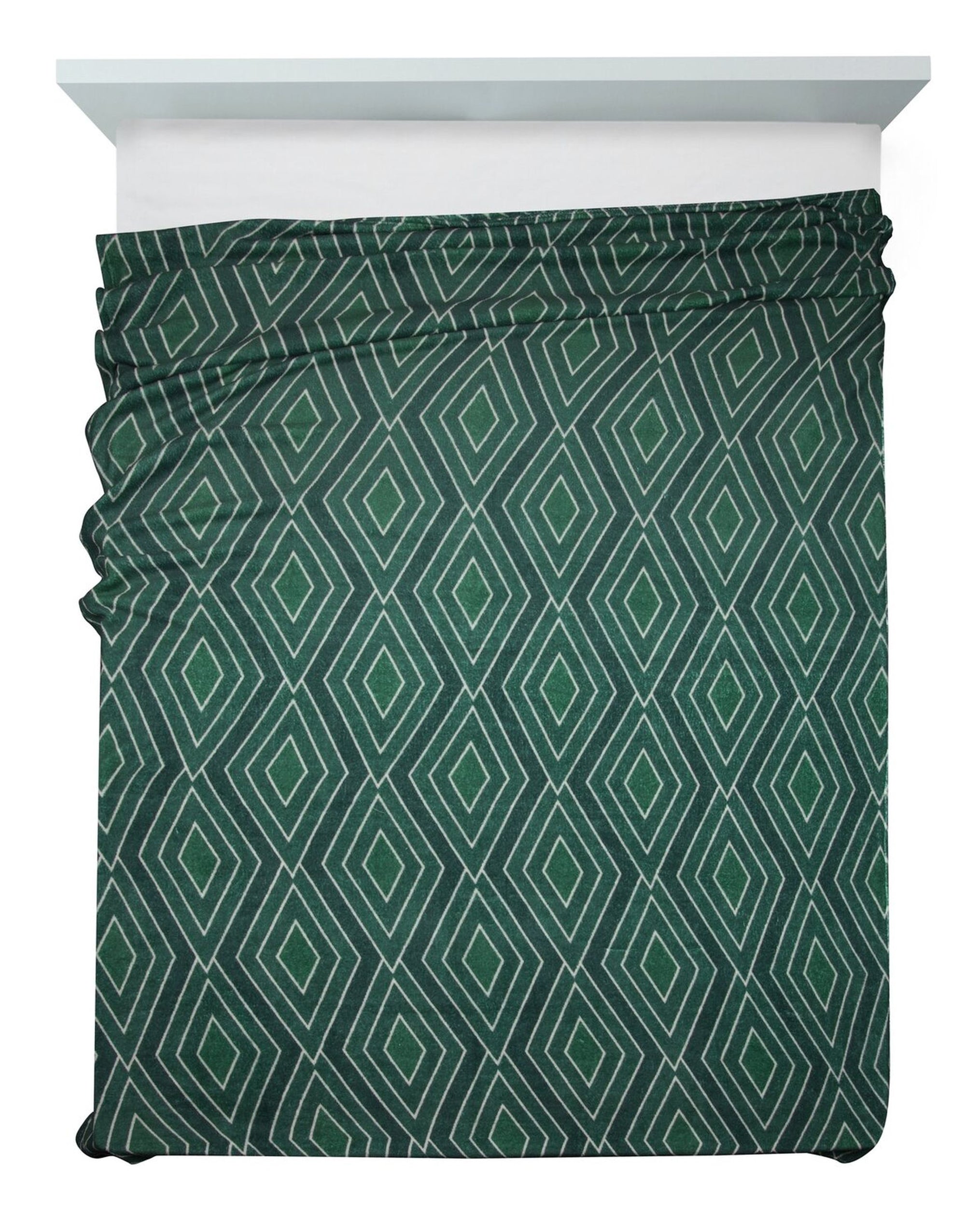 Koc Cassage 150x200 cm złoto-zielony