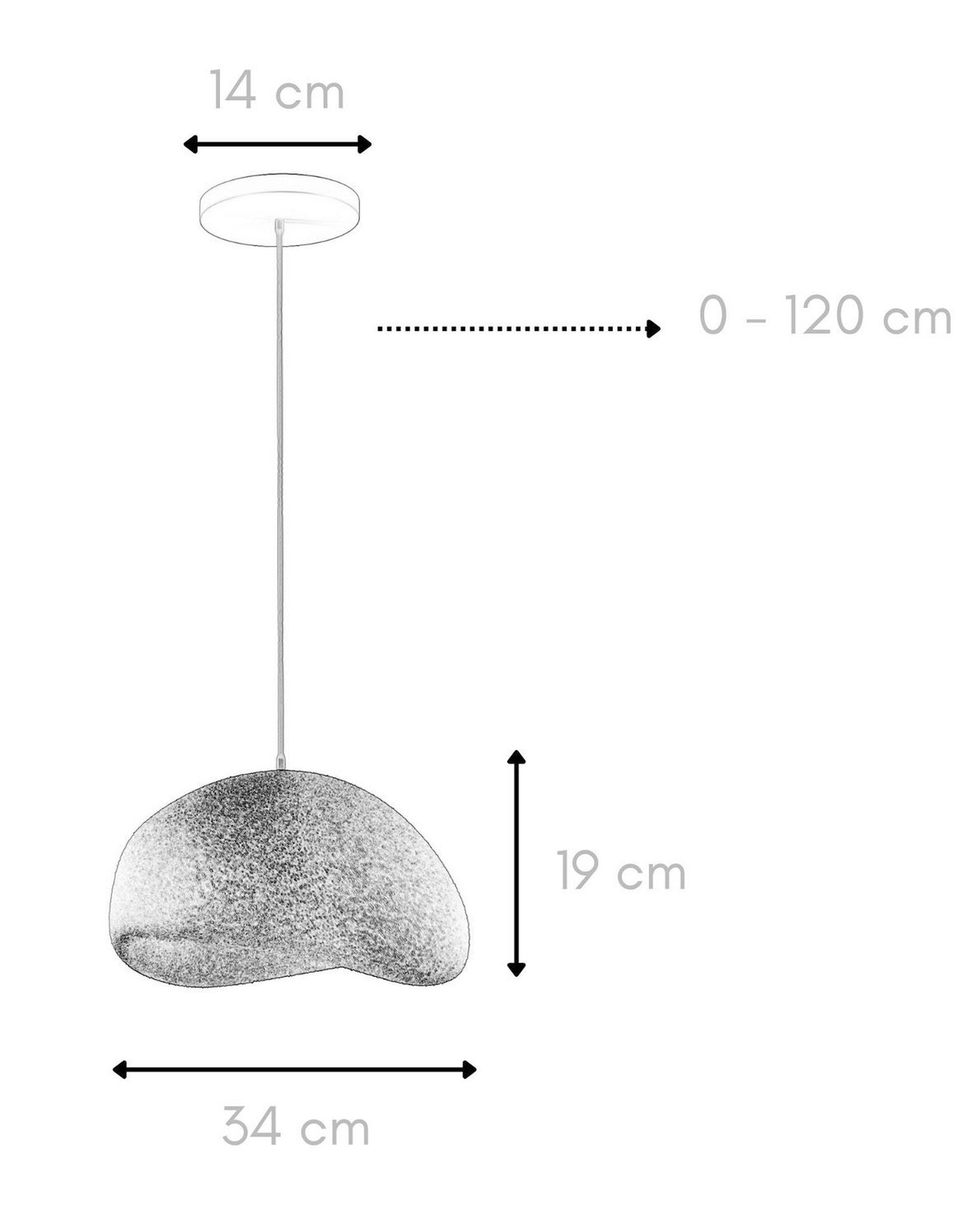 Lampa wisząca Wabi Sabi szara