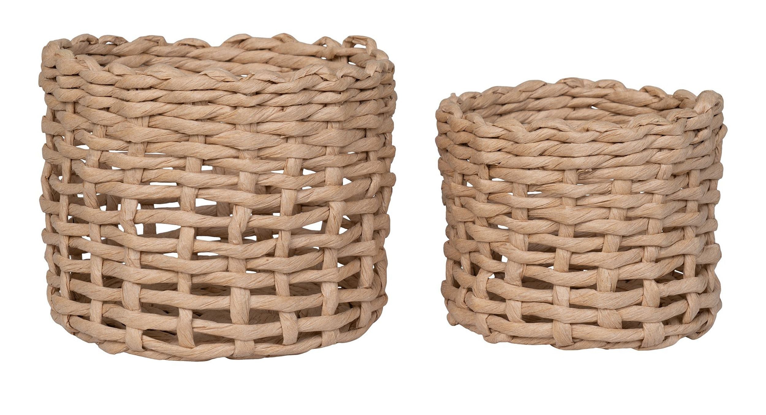 Zestaw 2 koszy Parellano 17 i 14 cm papierowe