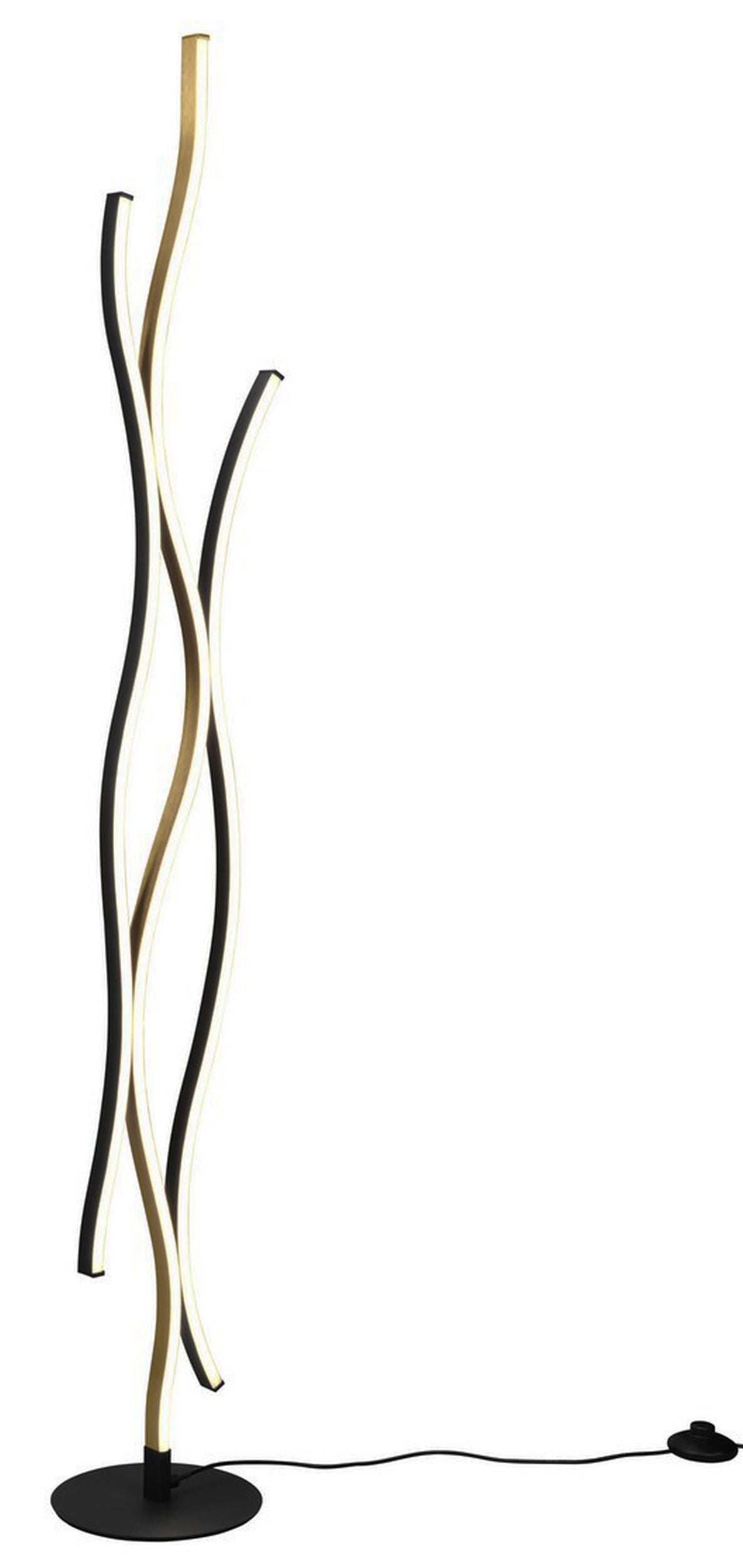 Lampa podłogowa Blaze LED złoto-czarna