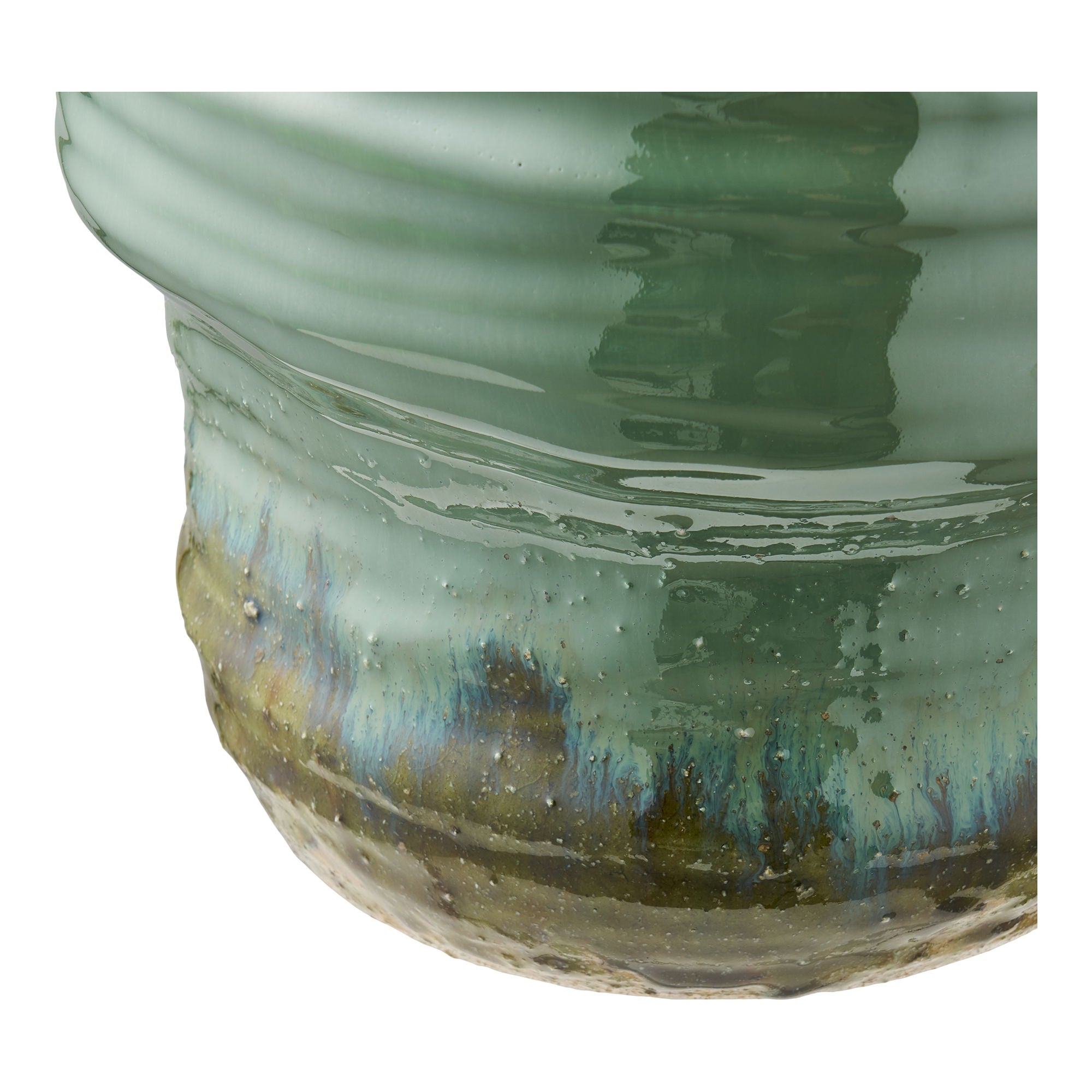 Wazon ceramiczny Uvesine ø22x34,5 cm zielony