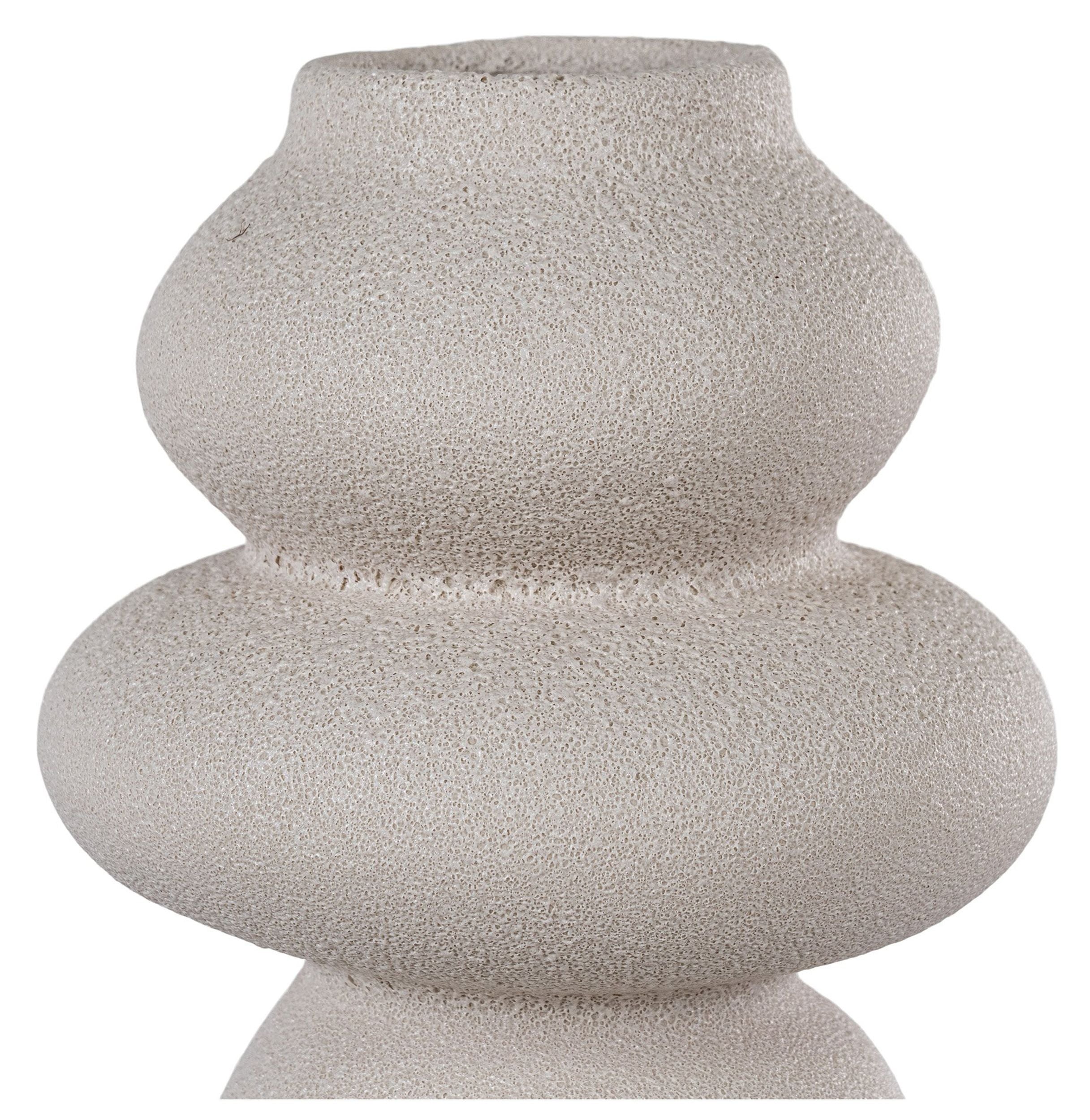 Wazon ceramiczny Velas 26,5 cm beżowy