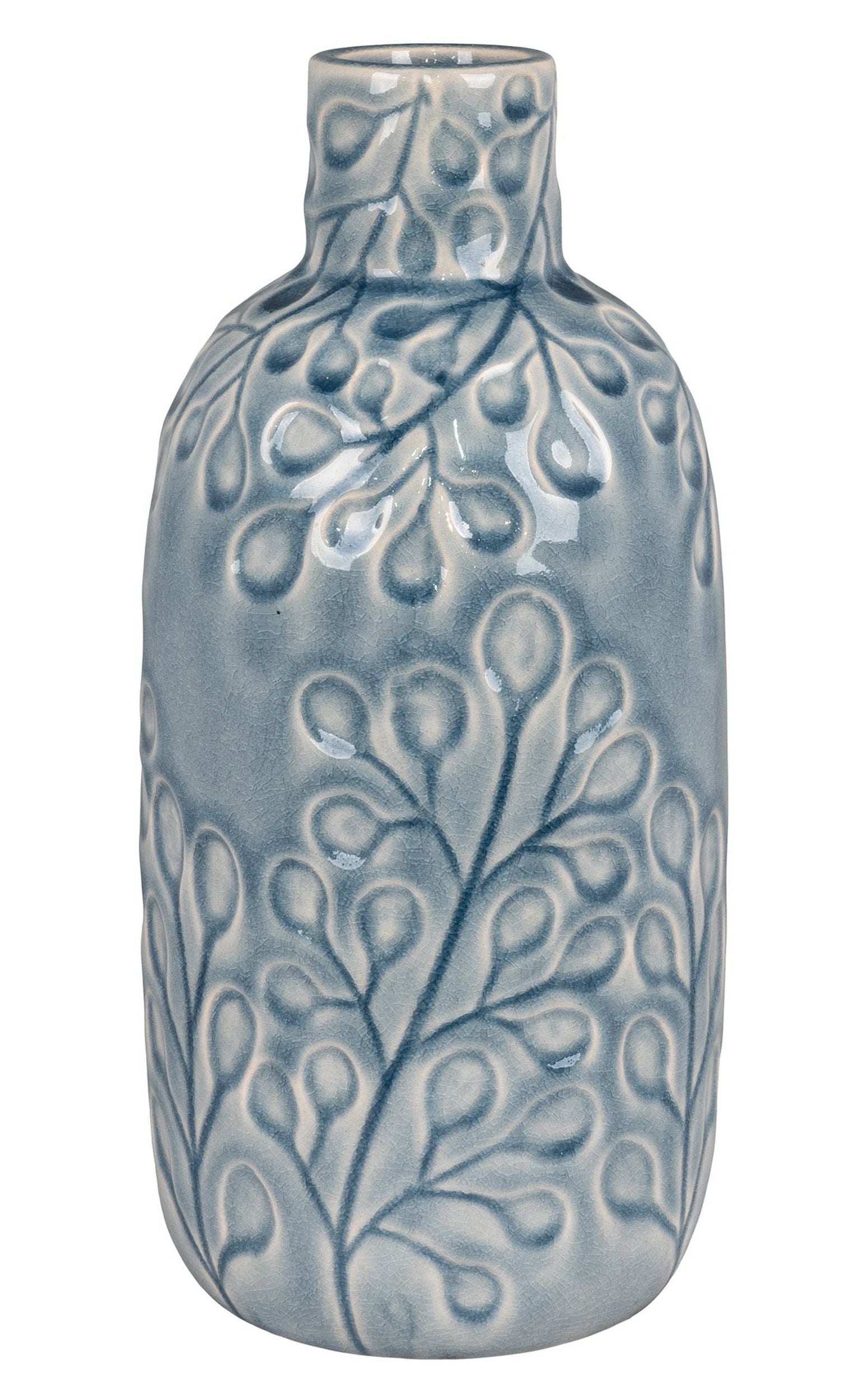Wazon ceramiczny Velas 26 cm niebieski