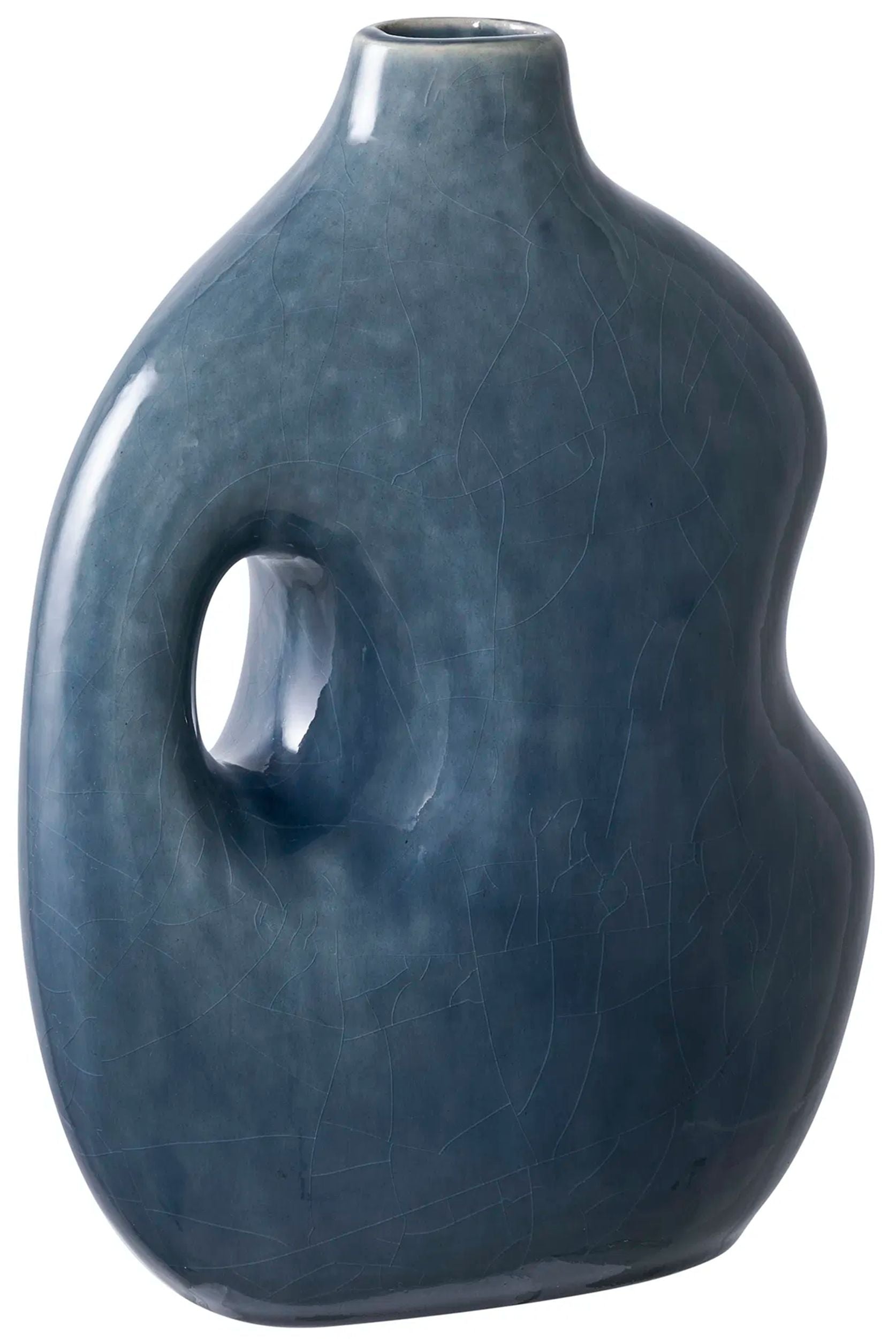 Wazon Granglow 25 cm ceramiczny niebieski