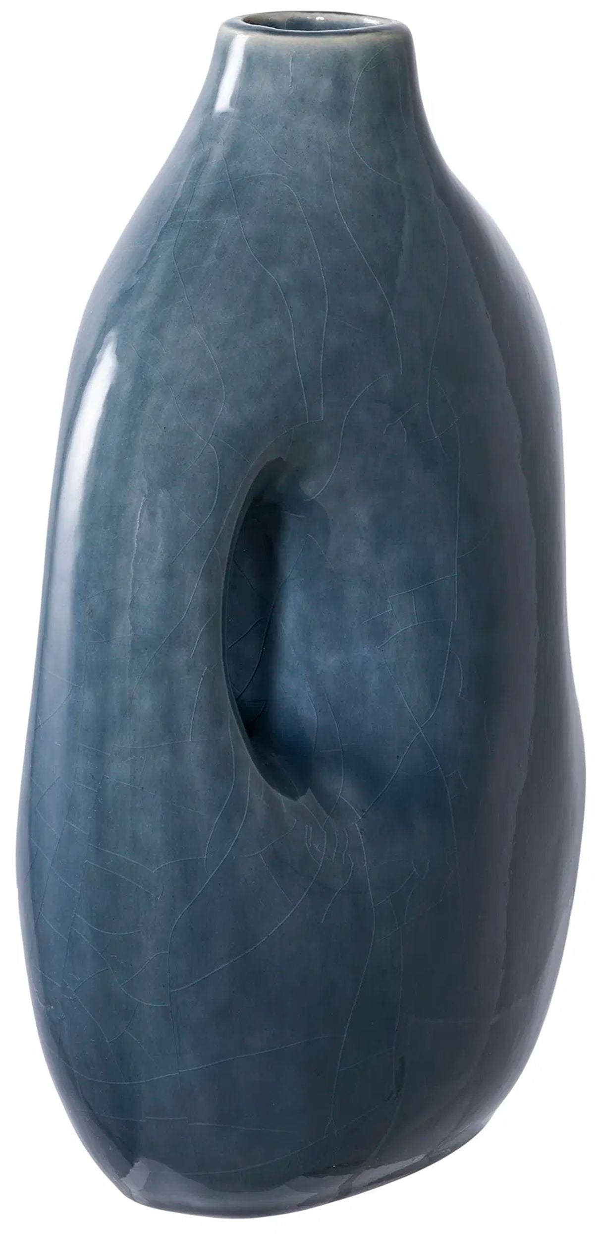 Wazon Granglow 25 cm ceramiczny niebieski