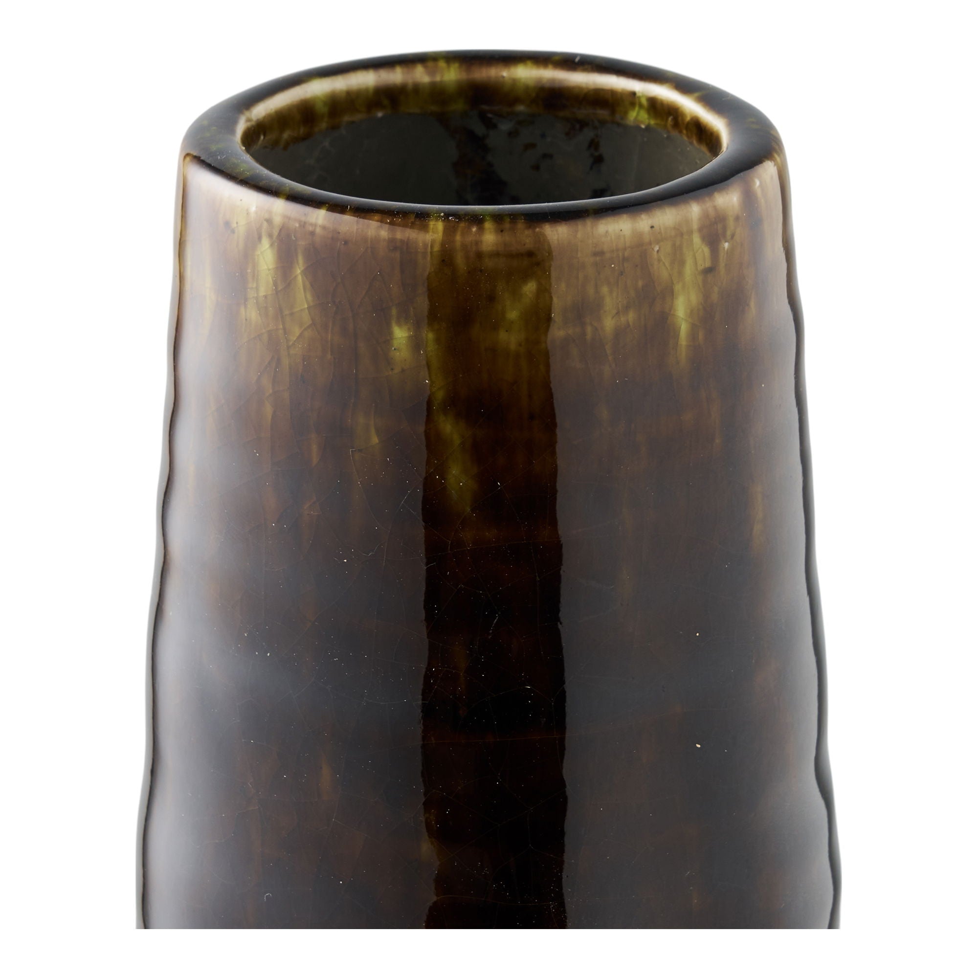 Wazon ceramiczny Koves ø12,5x48 cm brązowy