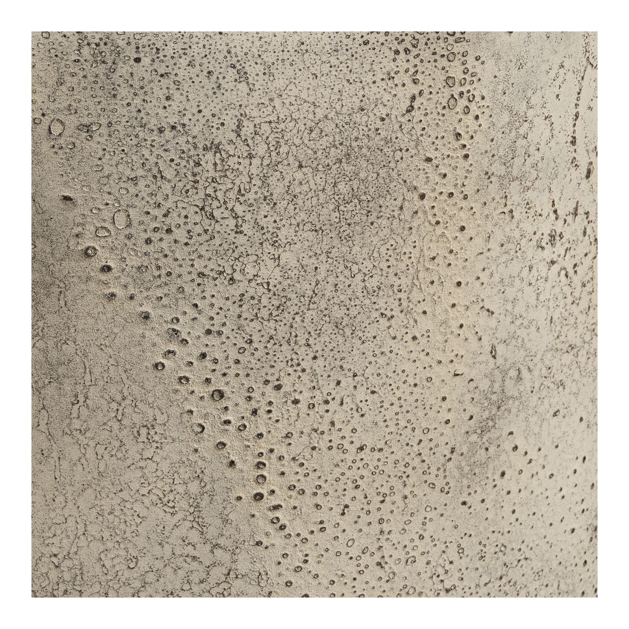 Doniczka dekoracyjna Hou ø24x60,5 cm metalowa beżowa
