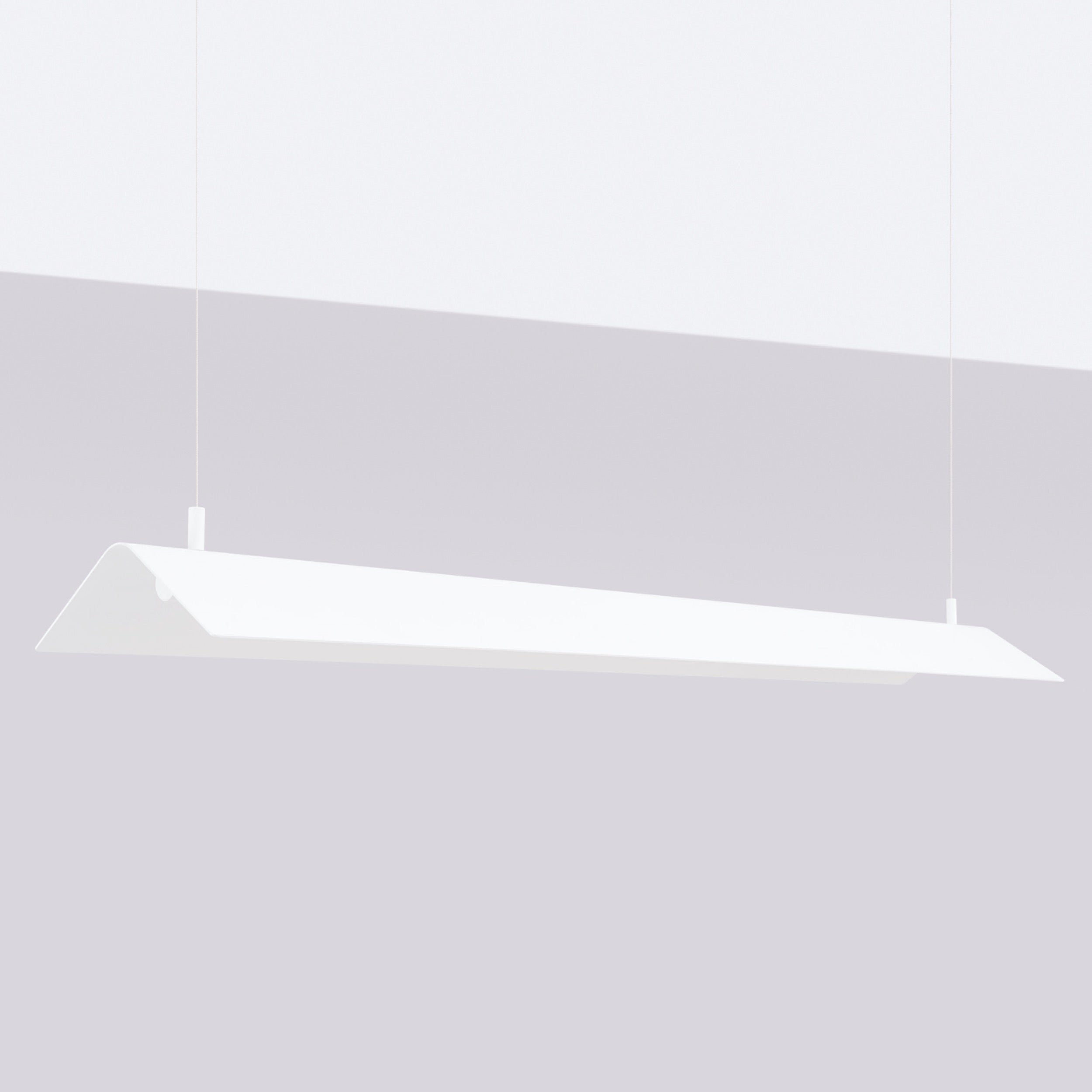 Lampa wisząca Elva biała LED barwa ciepła
