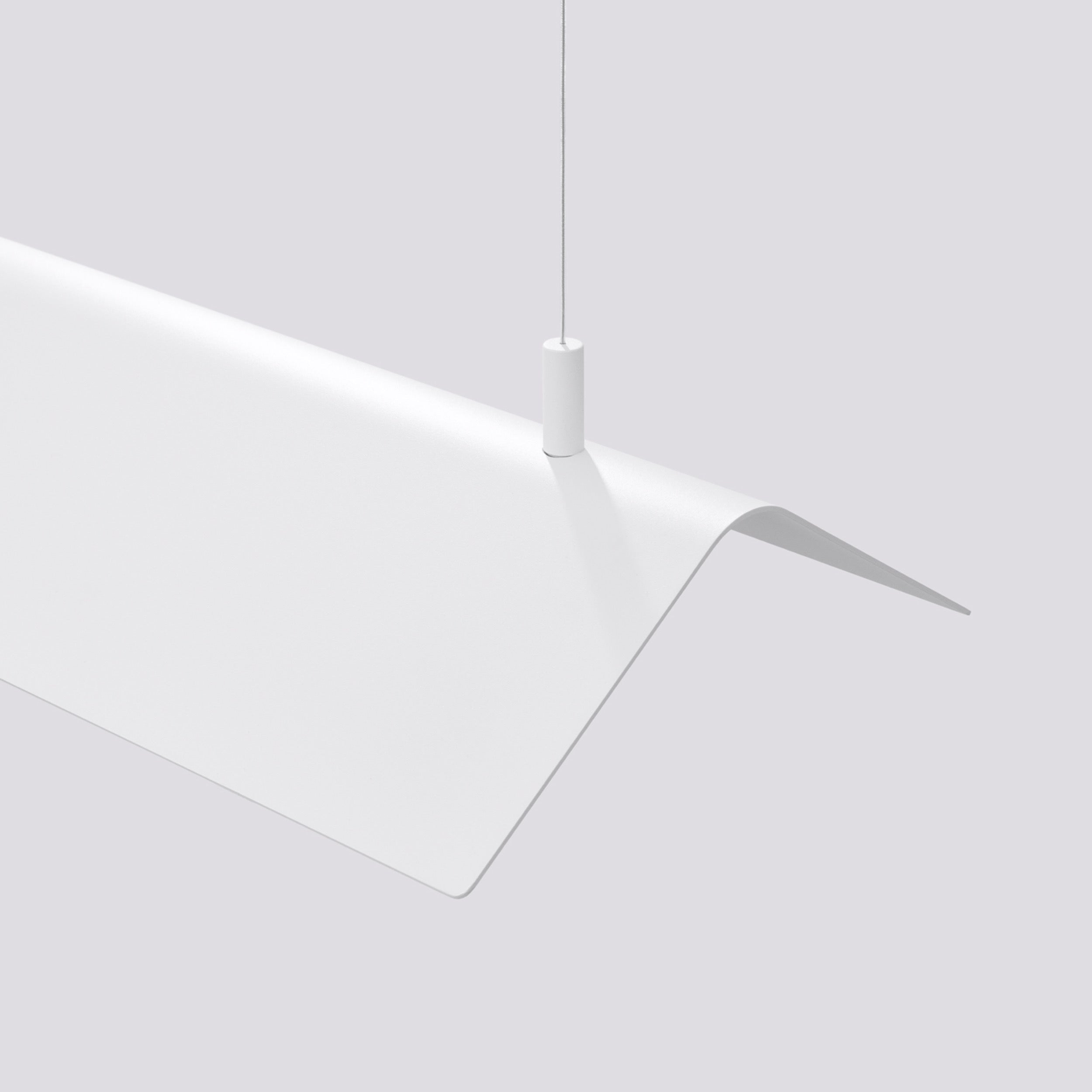 Lampa wisząca Elva biała LED barwa ciepła