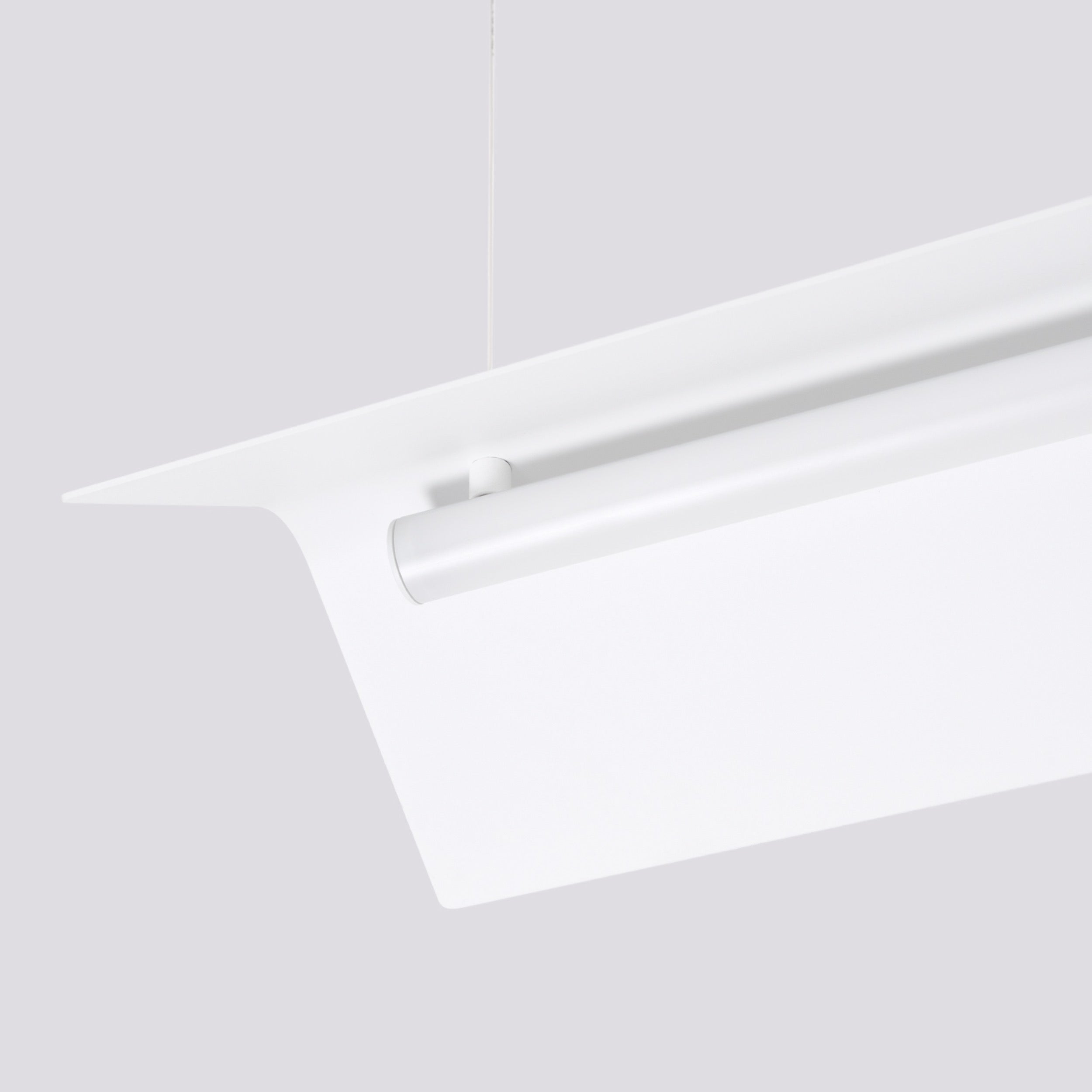 Lampa wisząca Elva biała LED barwa ciepła