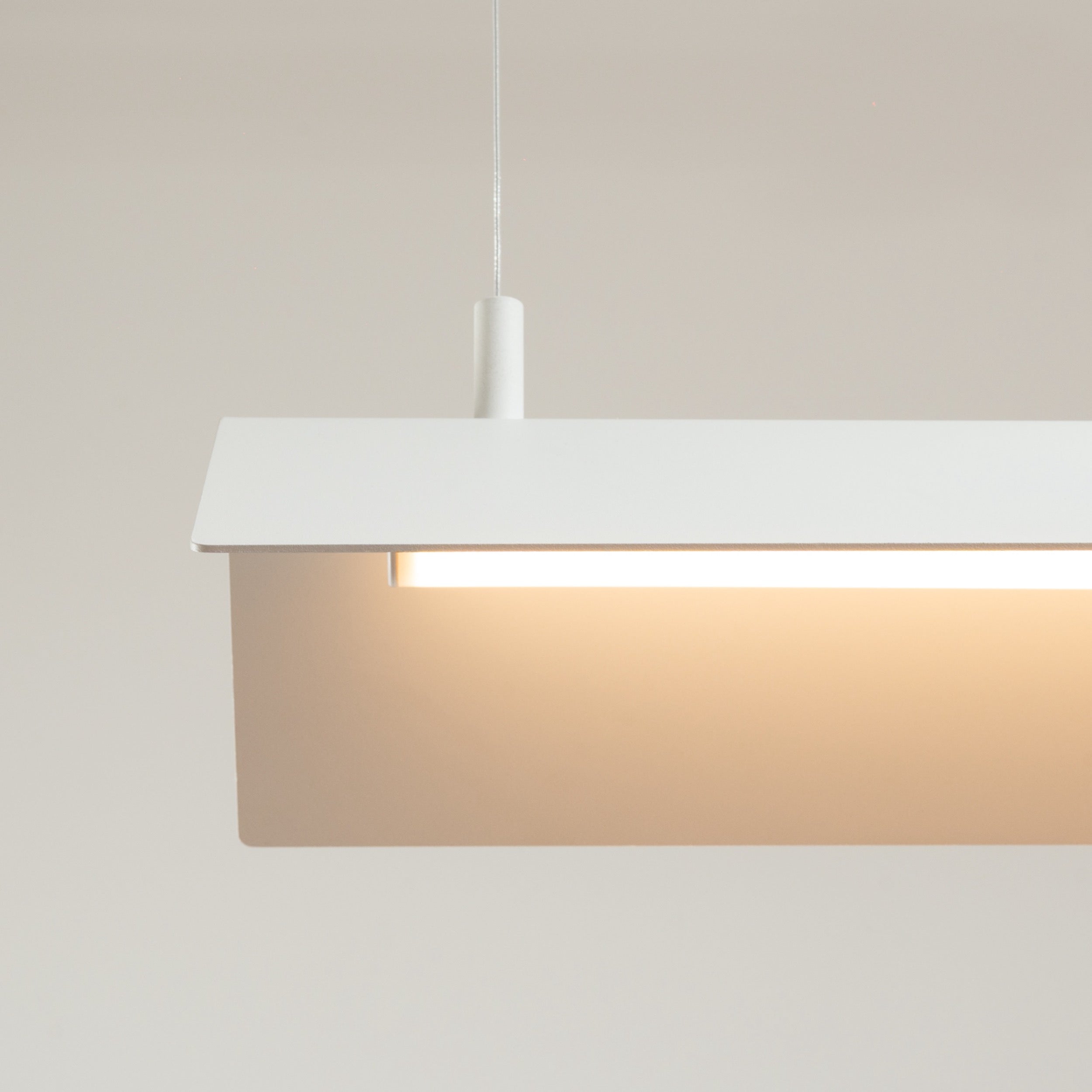 Lampa wisząca Elva biała LED barwa ciepła