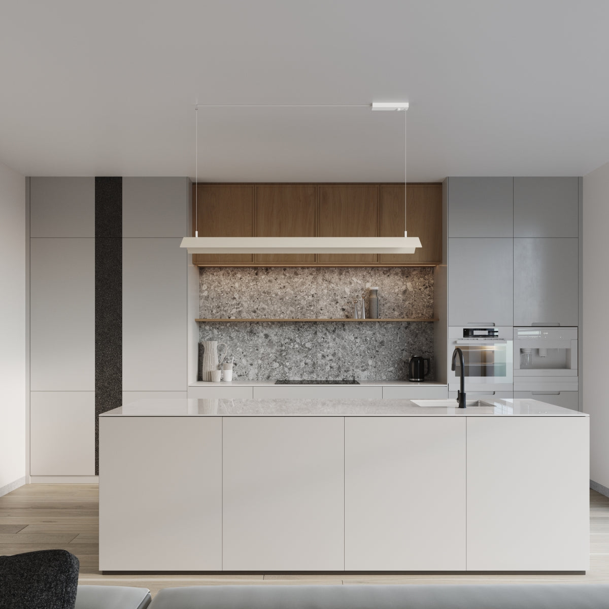 Lampa wisząca Elva LED biała 4000K