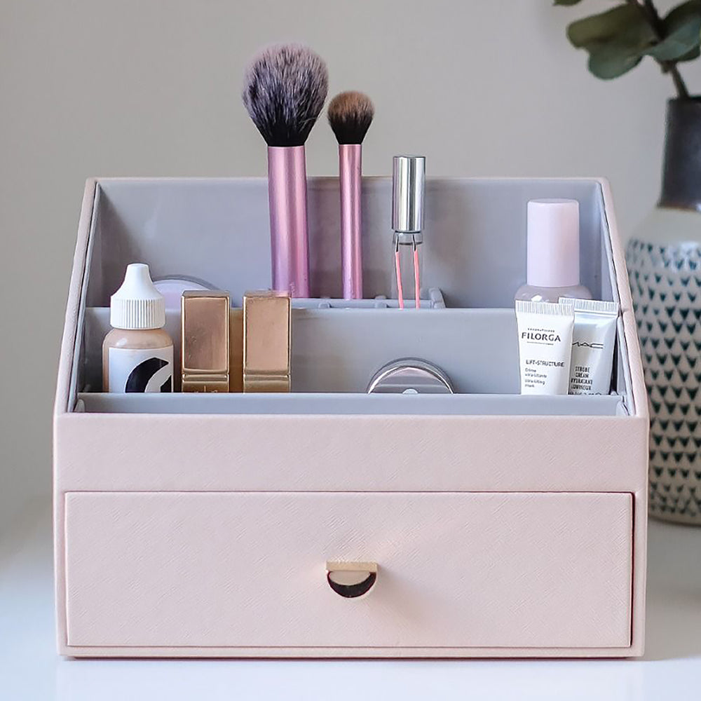 Organizer Makeup Organiser różowy